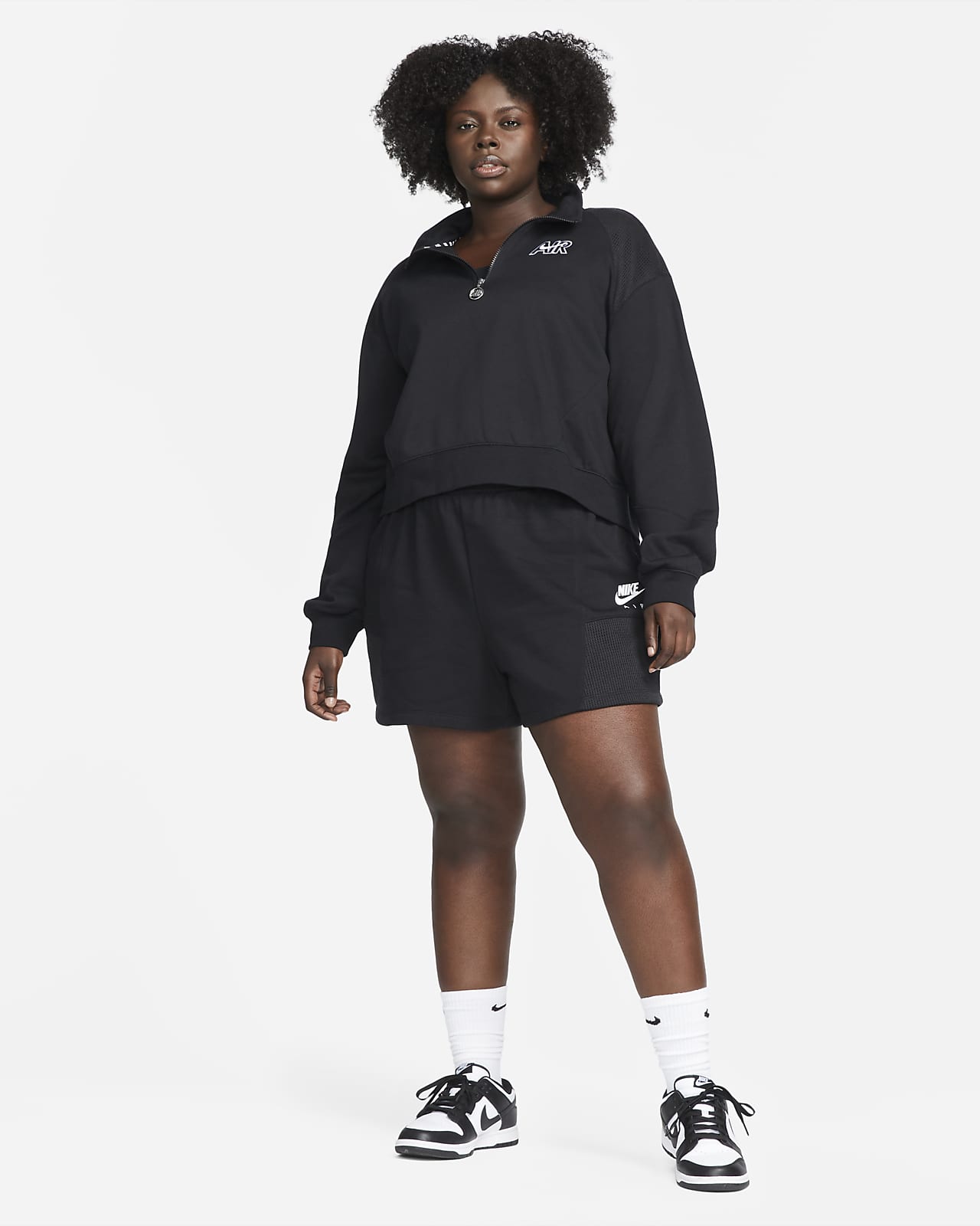 women's nike air fleece shorts