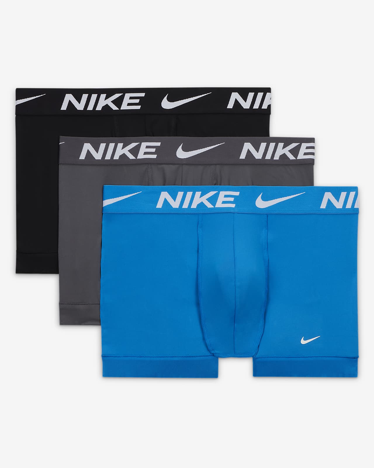 Calzoncillos hombre Nike Essential Micro (Pack de 3) - Azul Marino/Azul