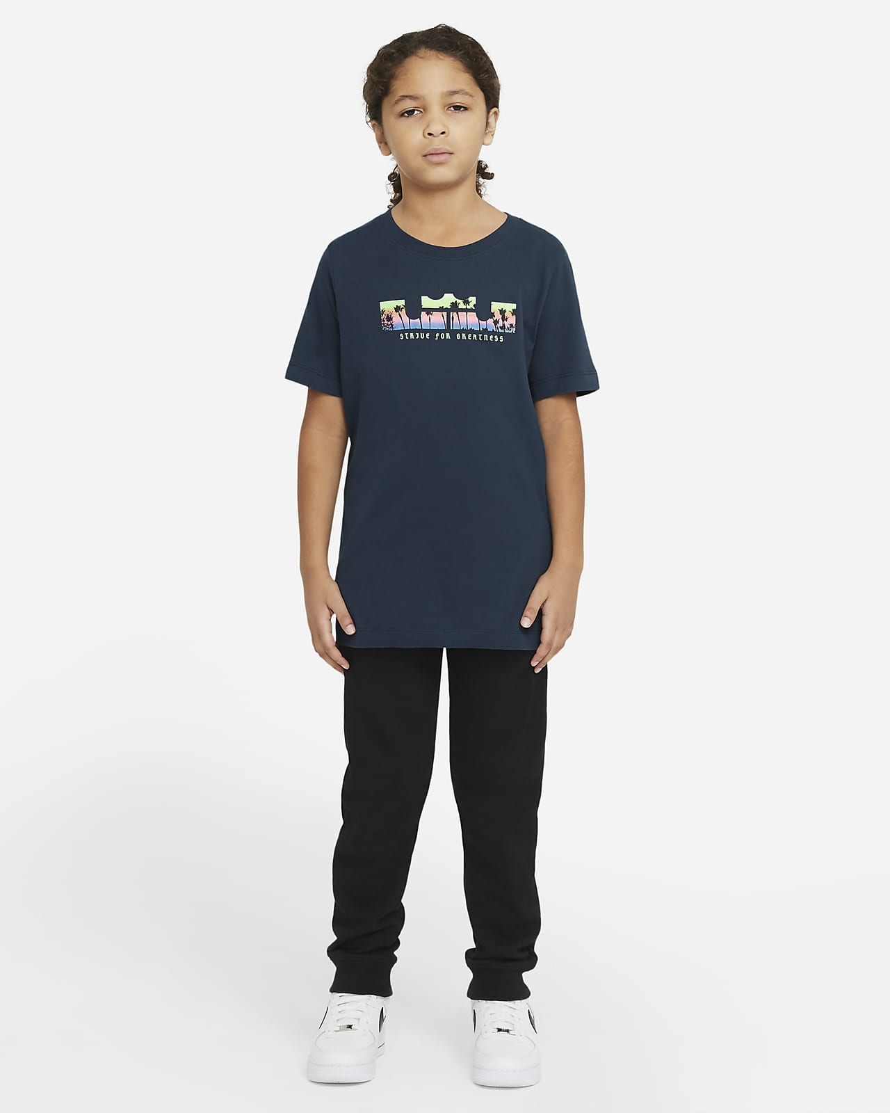 Playera de entrenamiento para niño talla grande Nike Dri-FIT LeBron. Nike .com