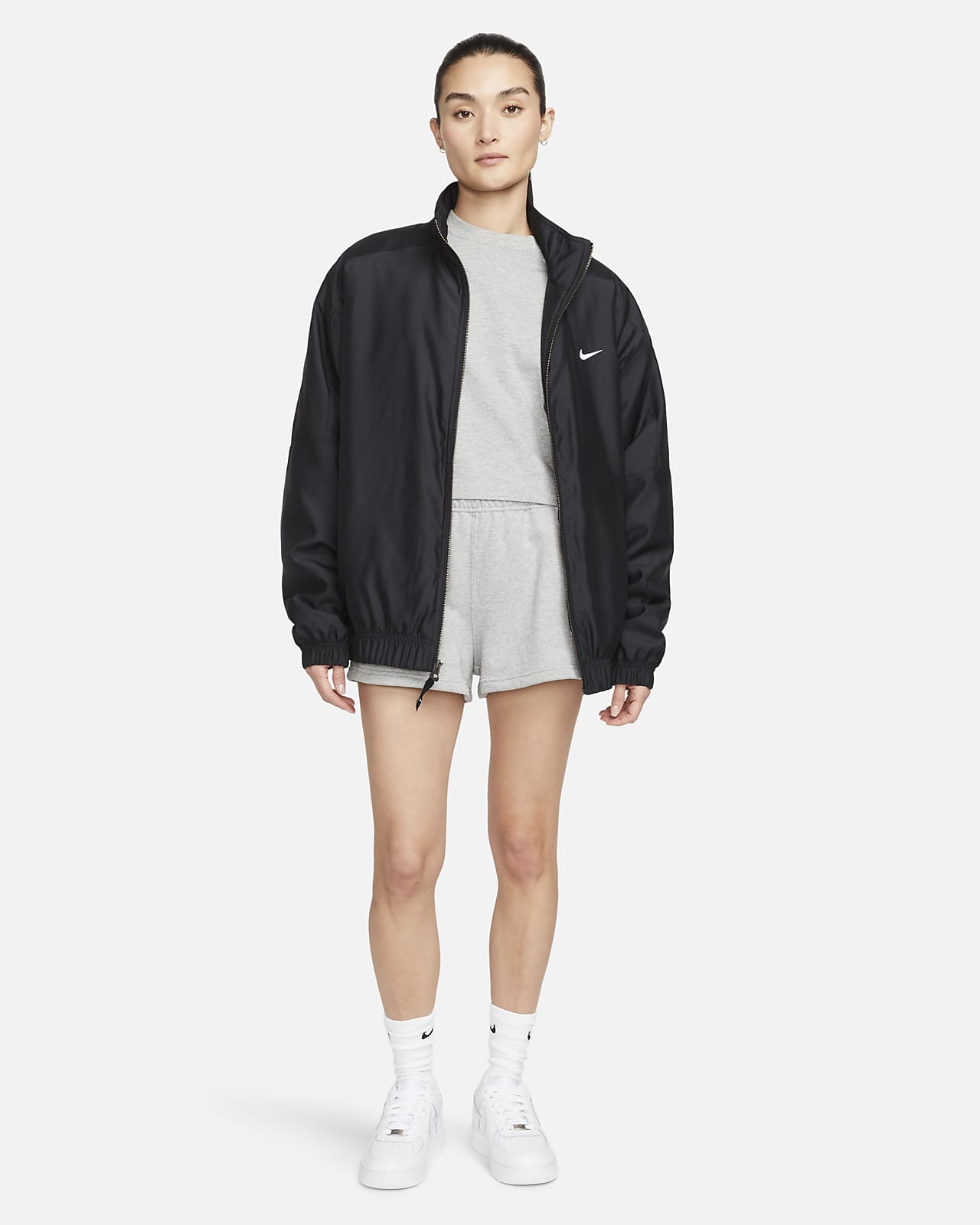 信頼 NIKE LAB Solo swoosh ナイキ ボンバー ジャケット tdh 