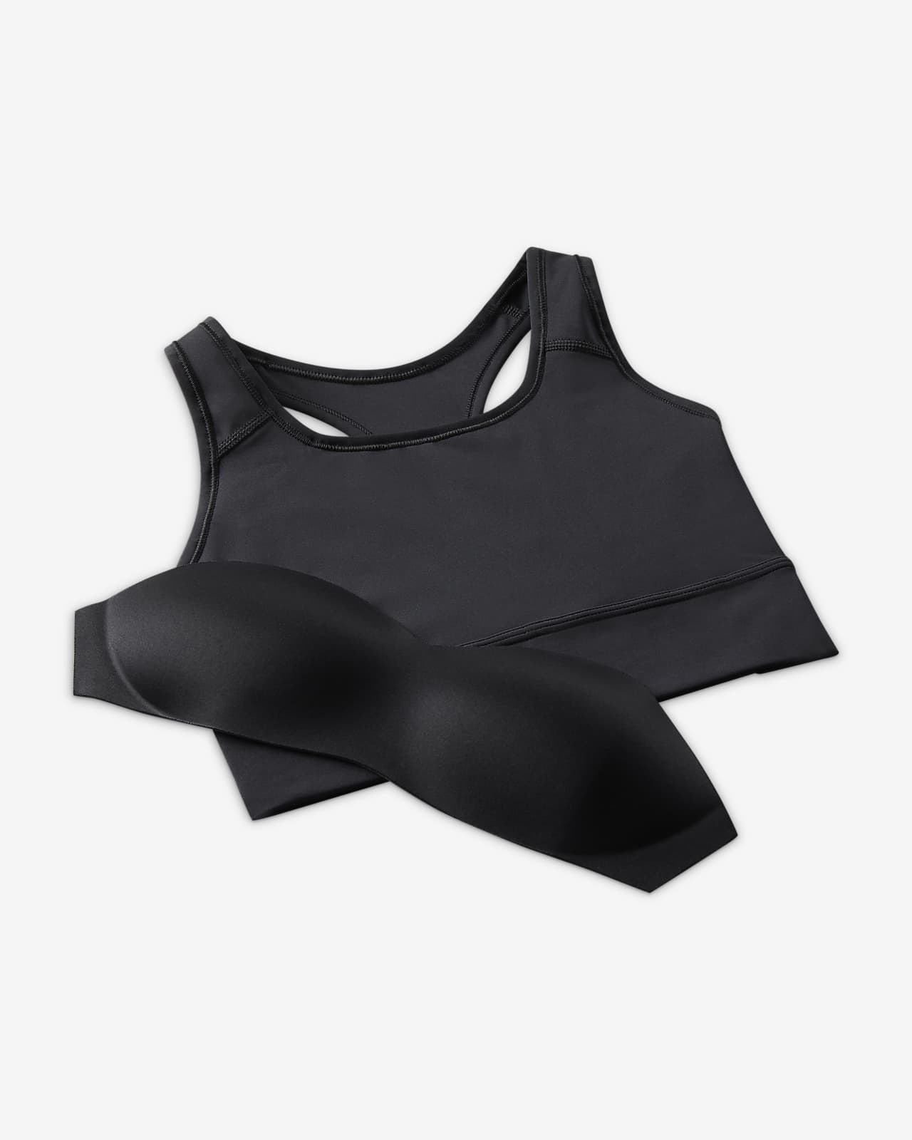 Nike DriFIT Swoosh Women's MediumSupport 1Piece Padded Longline