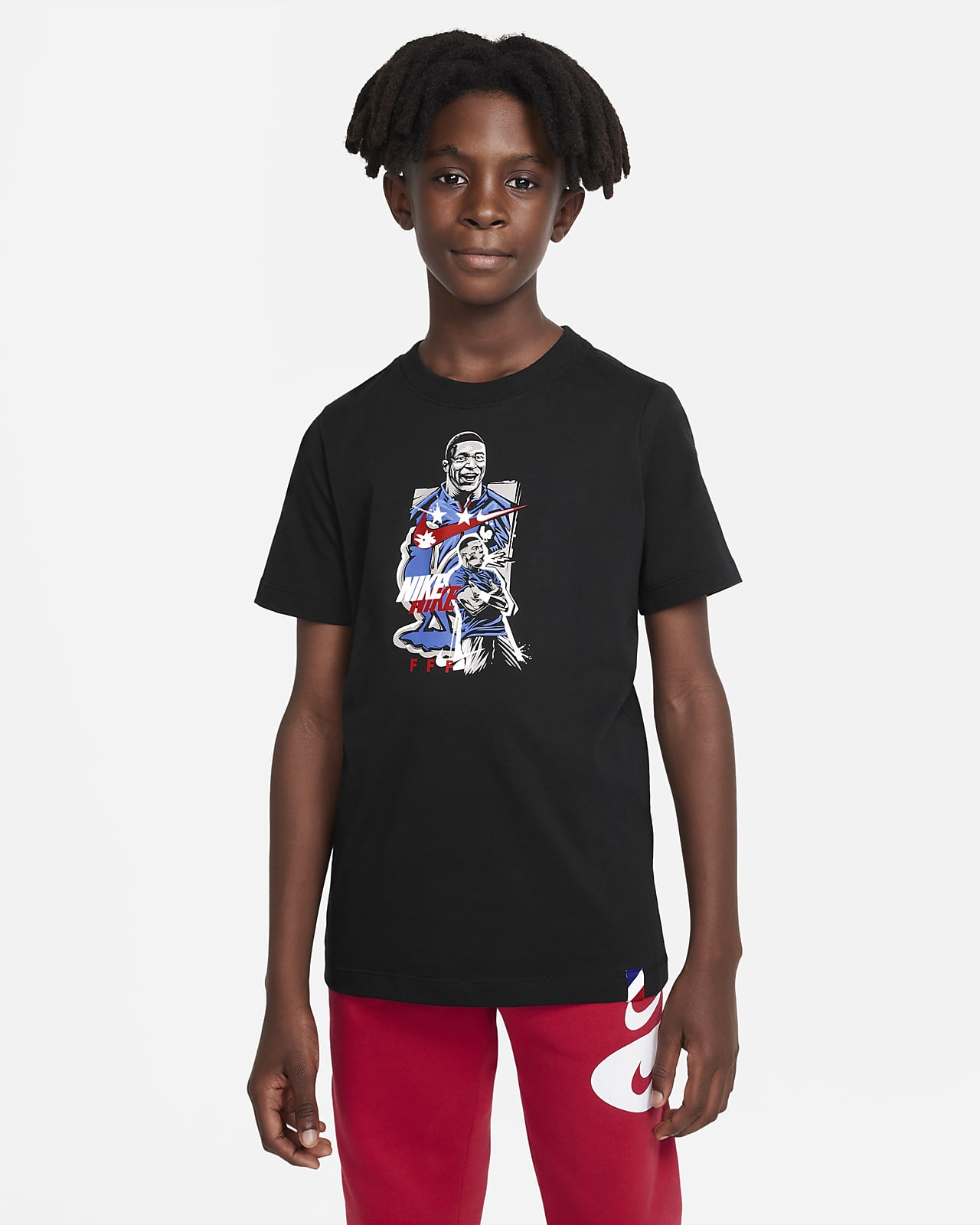 FFF Big Kids' Player T-Shirt. Nike JP