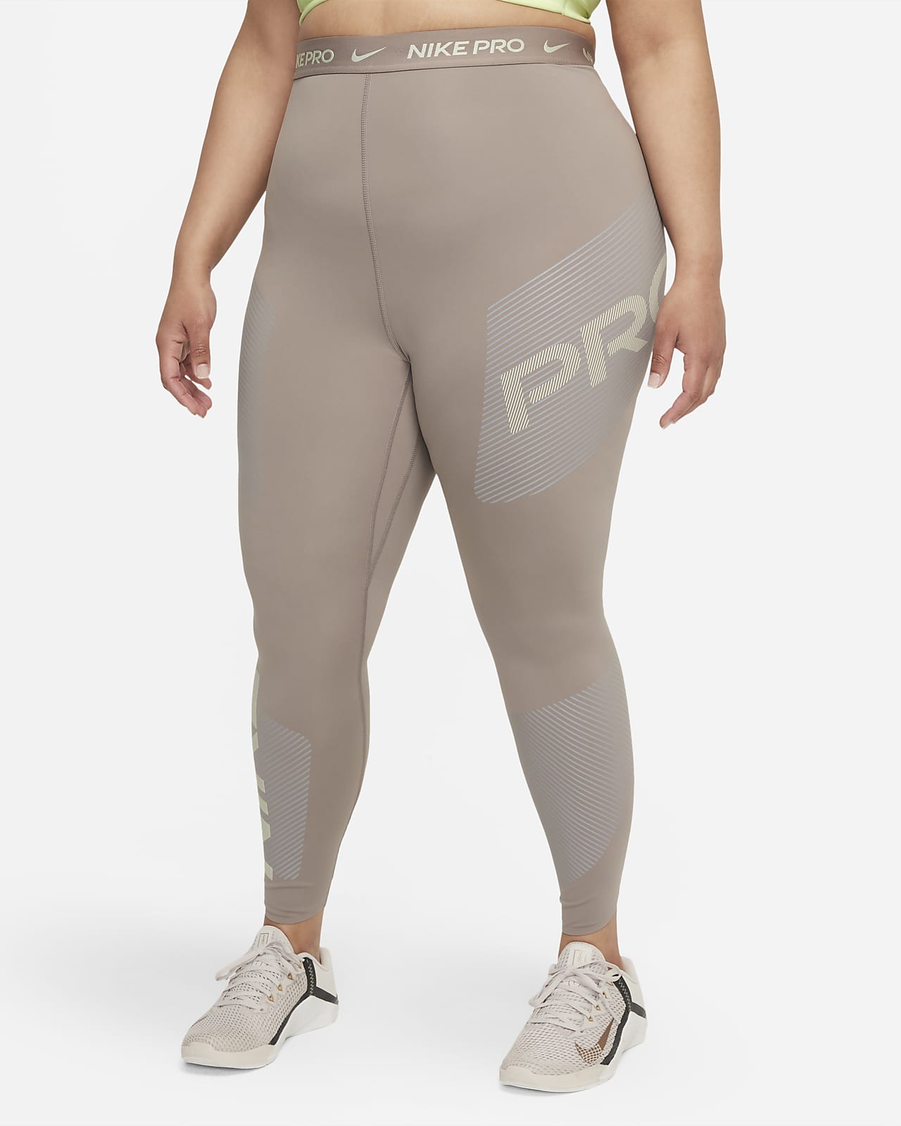 paneel meditatie uitspraak Nike Pro Women's High-Waisted 7/8 Graphic Leggings (Plus Size). Nike.com