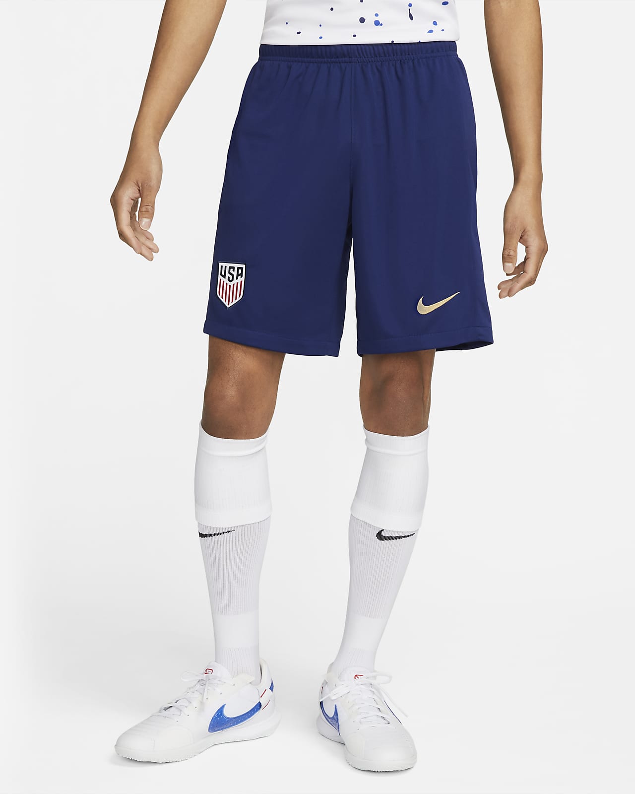 U.S. 2022/23 Stadium Home Men's Nike Dri-FIT Soccer Shorts