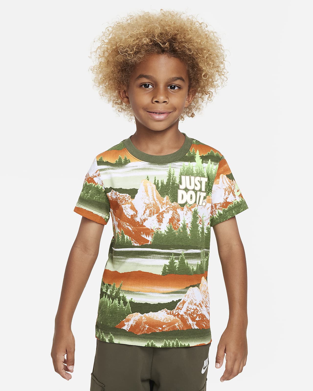 Nike Snowscape Printed Tee Little Kids T-Shirt