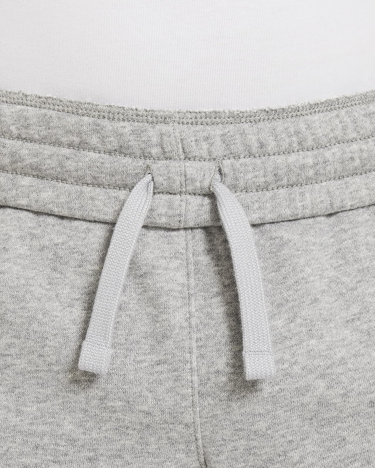 nike women sportswear essential french terry shorts dk grey heather white