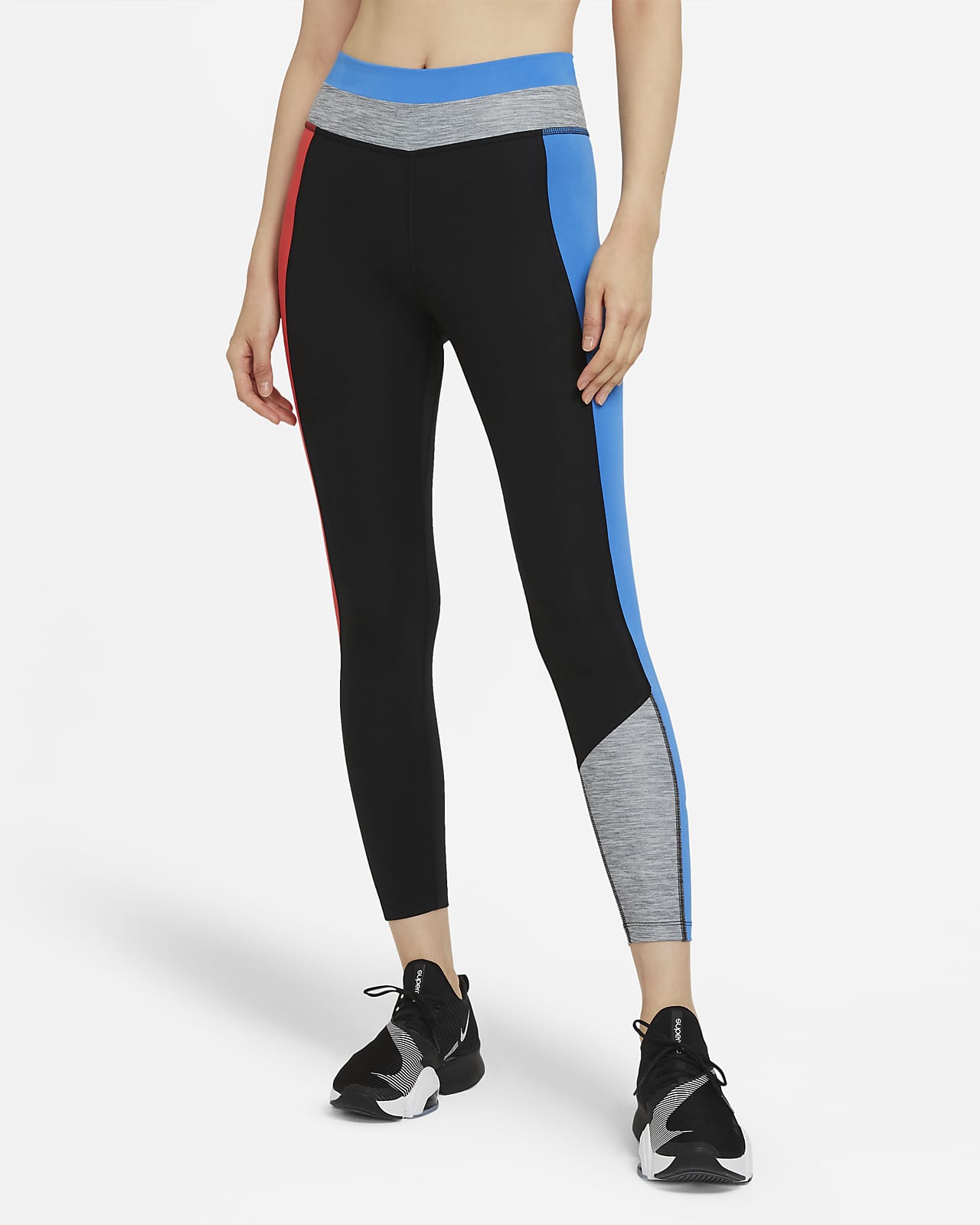 Color block nike leggings