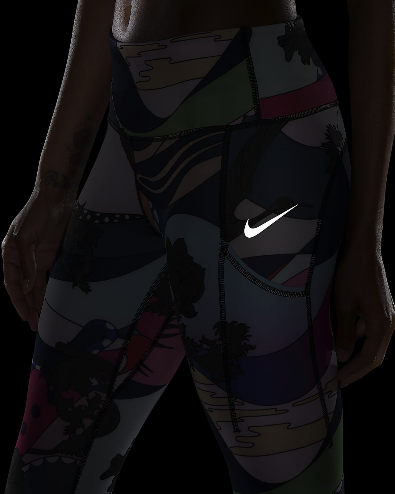 Nike Sportswear Essential Floral Printed Leggings  Womens printed leggings,  Leggings are not pants, Printed leggings