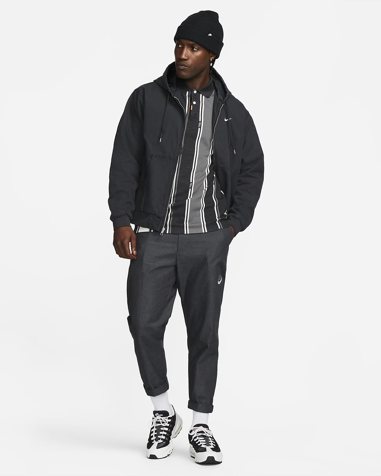 Nike Sportswear Men's Padded Hooded Jacket. Nike AE