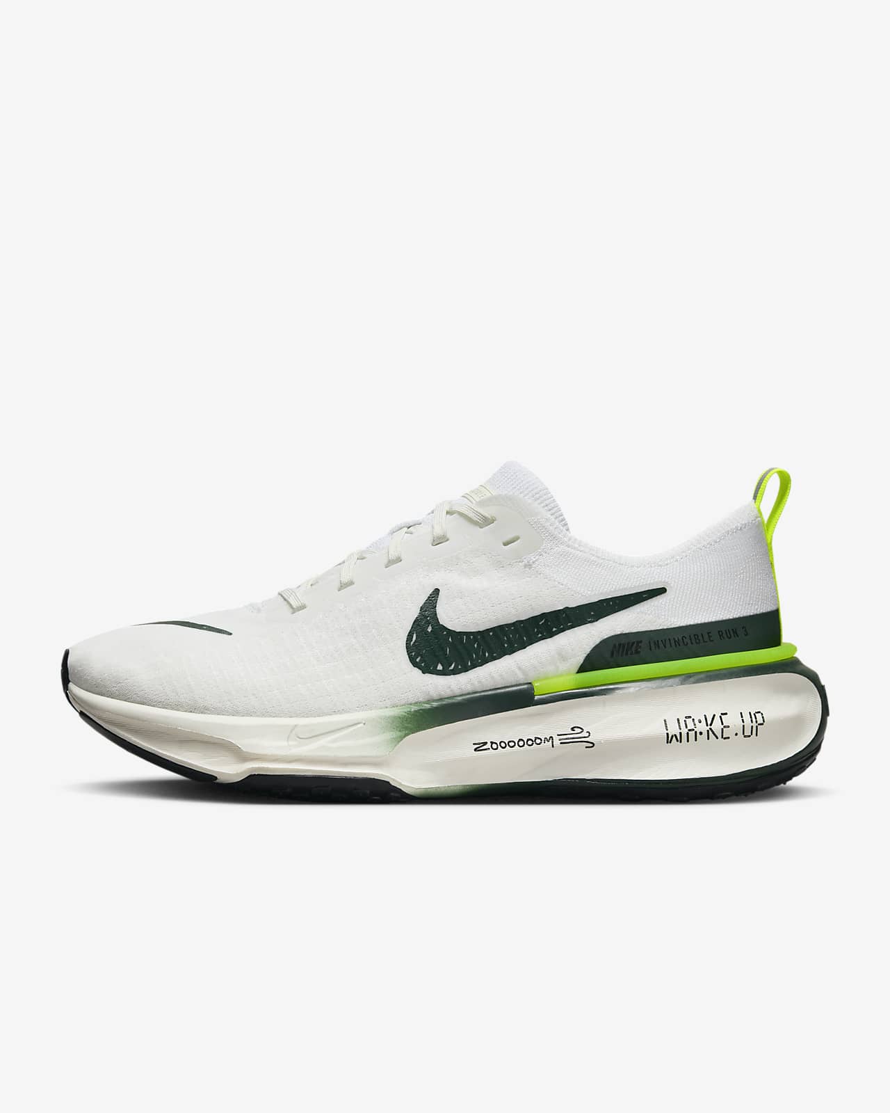Nike Zapatillas de running para hombre, color blanco brillante carmesí  Volt, 7.5, Blanco