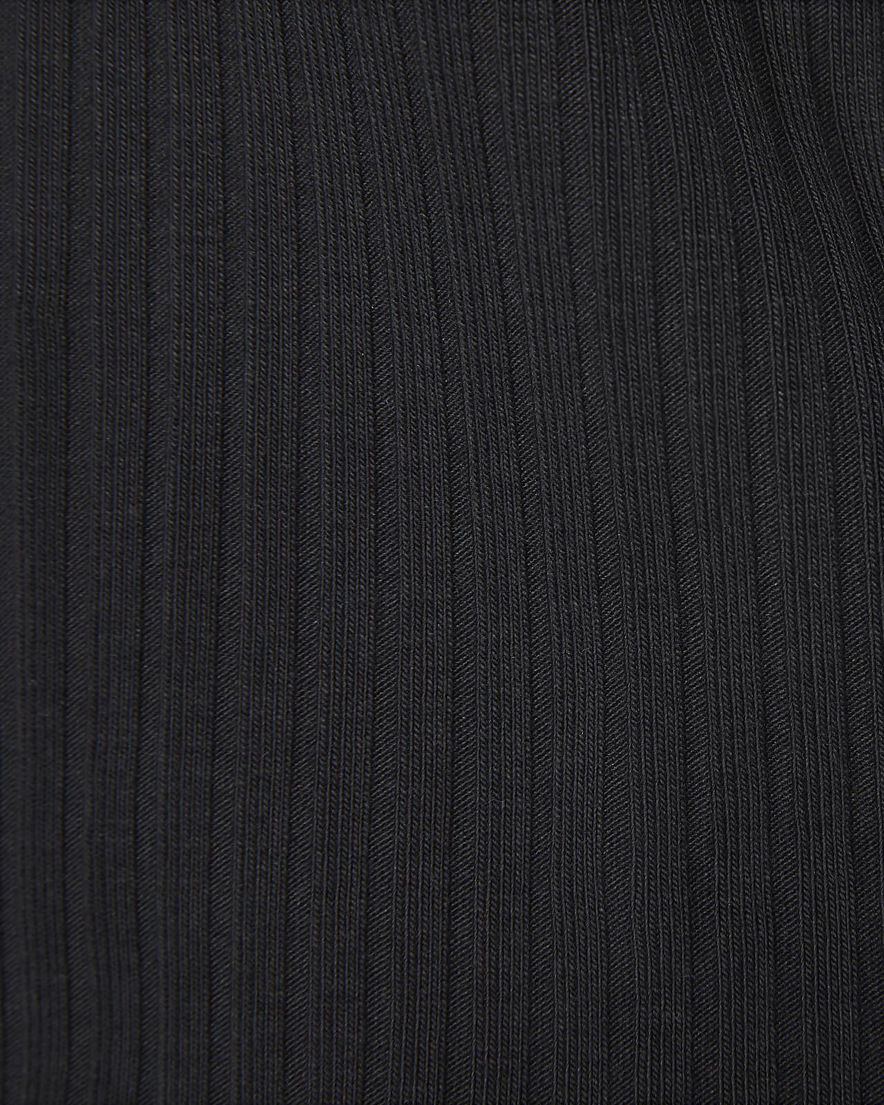 Nike Rib Jersey Short Sleeve Top Black/White