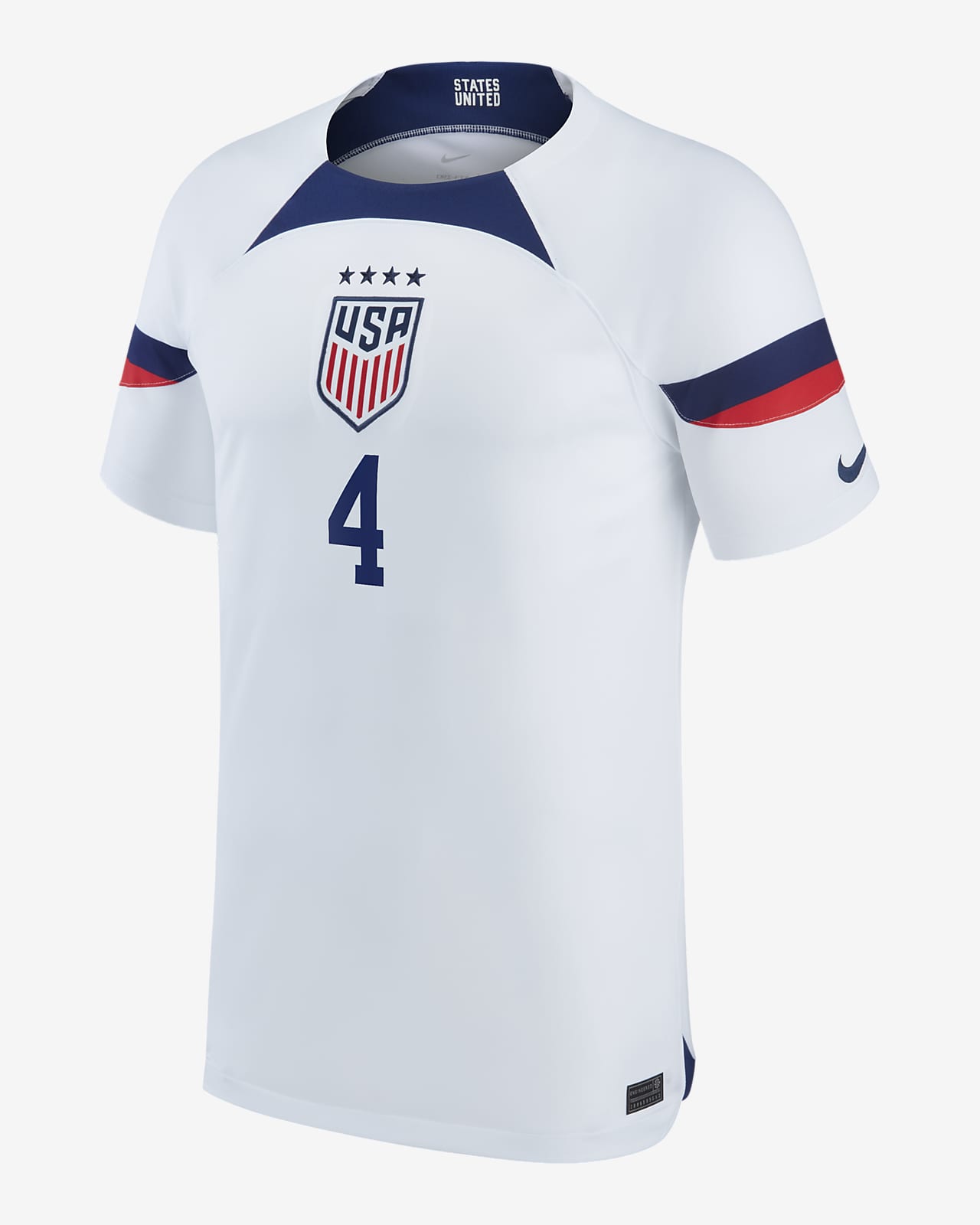 Jersey de fútbol Dri-FIT de la selección de fútbol femenino de EE. UU. local 2022/23 Stadium (Becky Sauerbrunn) para Nike.com
