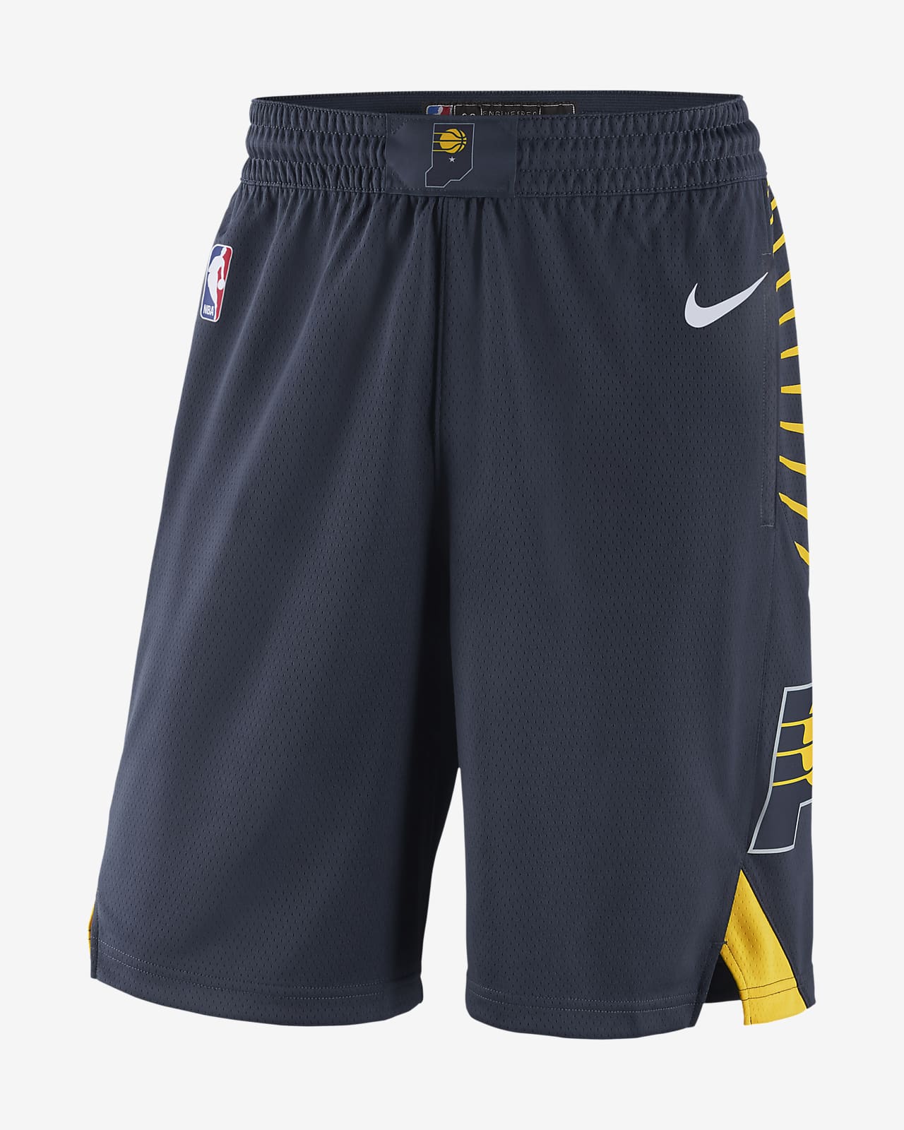 Shorts Nike NBA Swingman para hombre Indiana Pacers Icon Edition