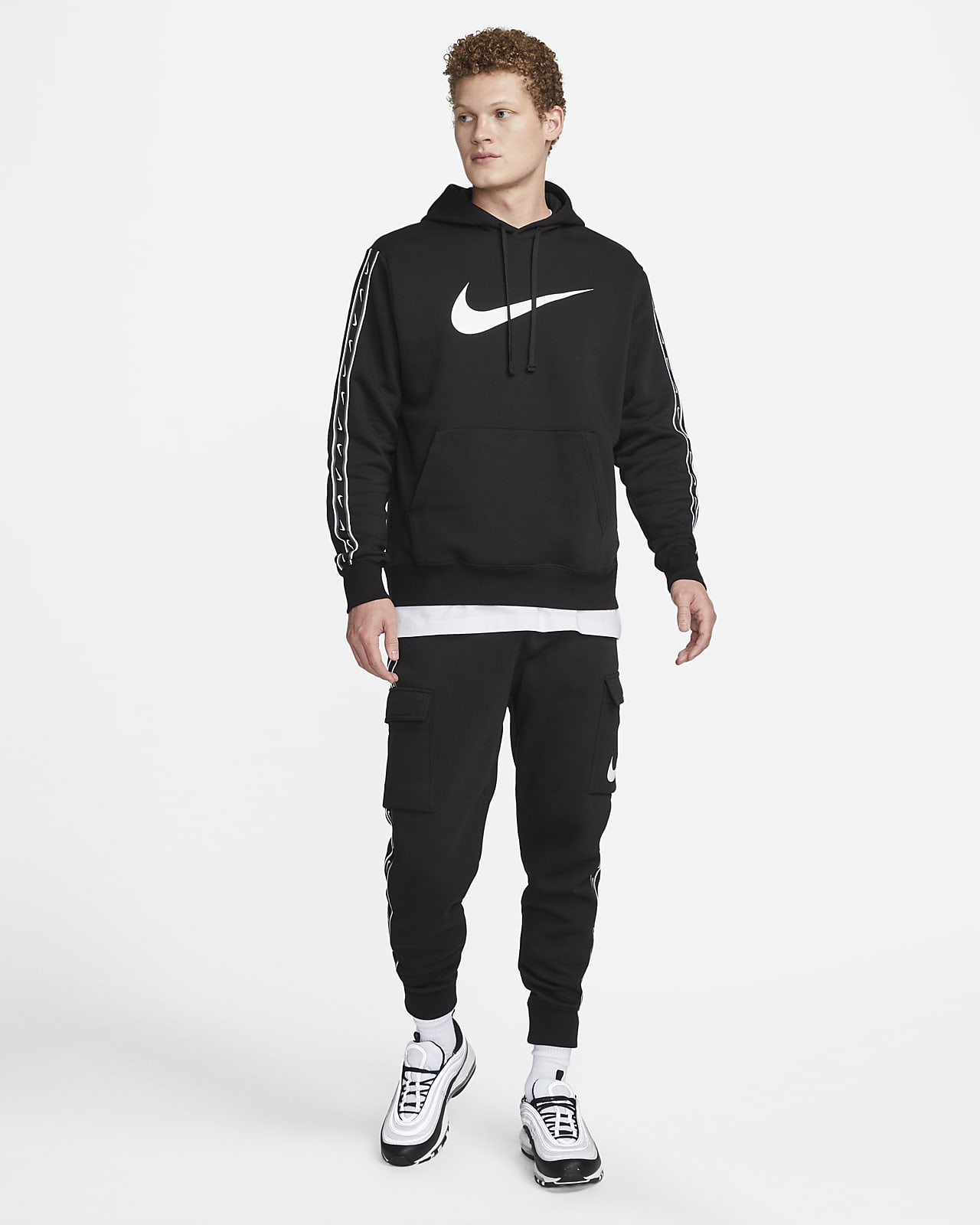 Nike Sportswear Repeat Men's Pullover Fleece Hoodie. Nike CA