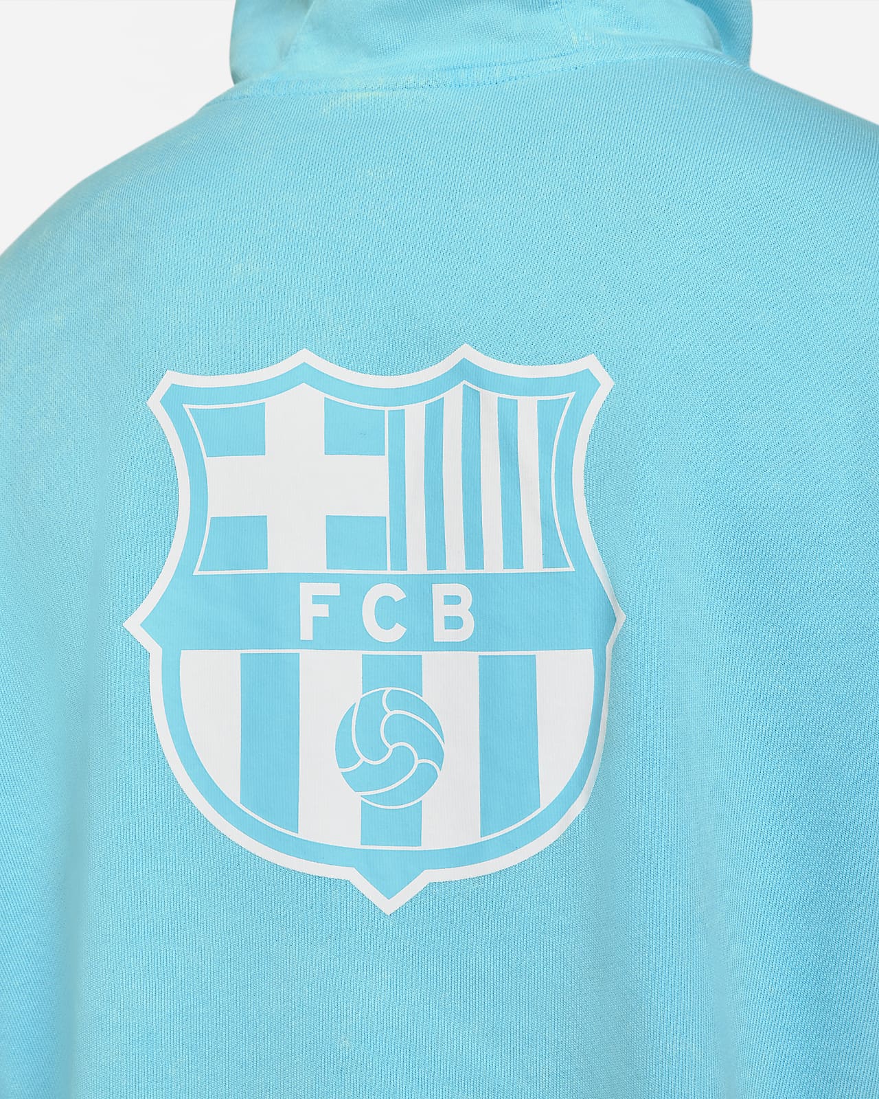 fc barcelona men's fleece pullover hoodie