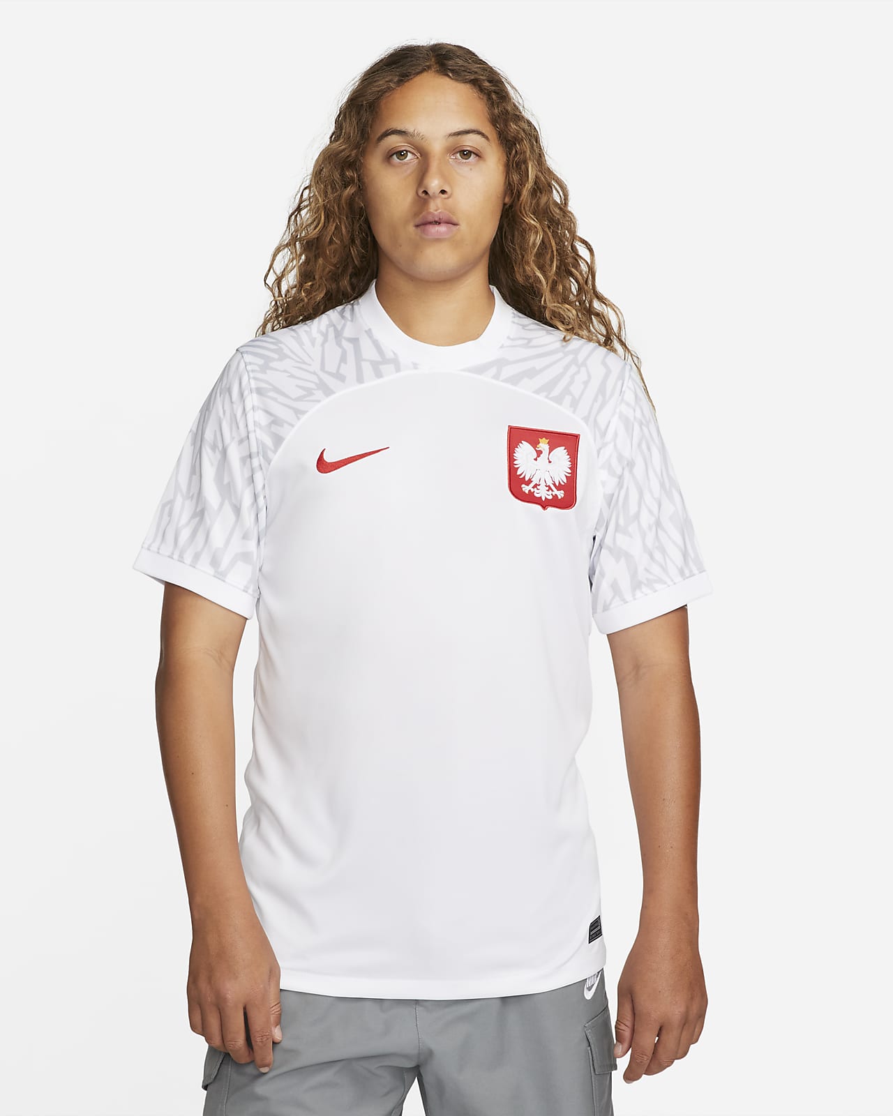 Jersey de fútbol Nike Dri-FIT de Polonia local 2022/23 Stadium para hombre
