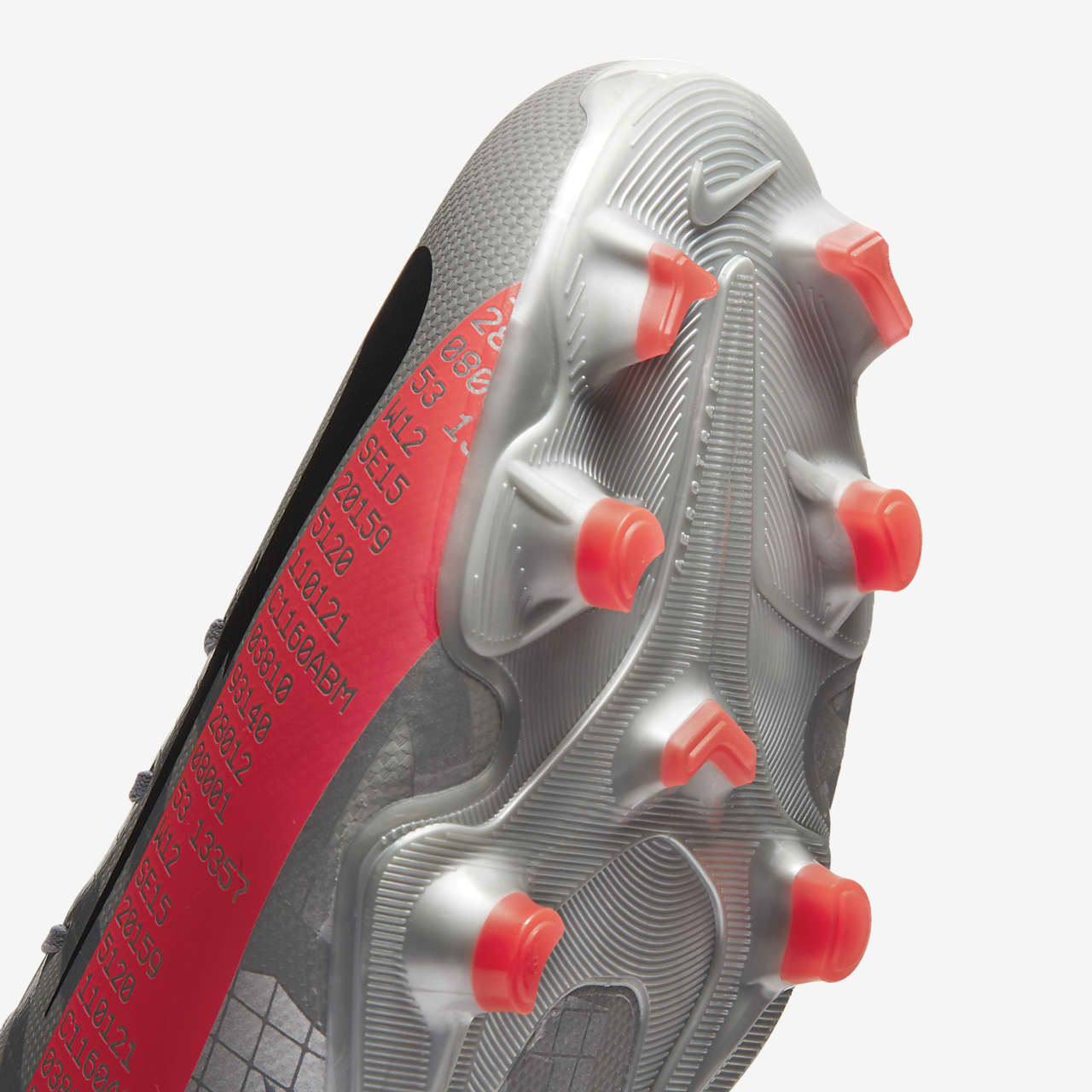 nike mercurial red and grey