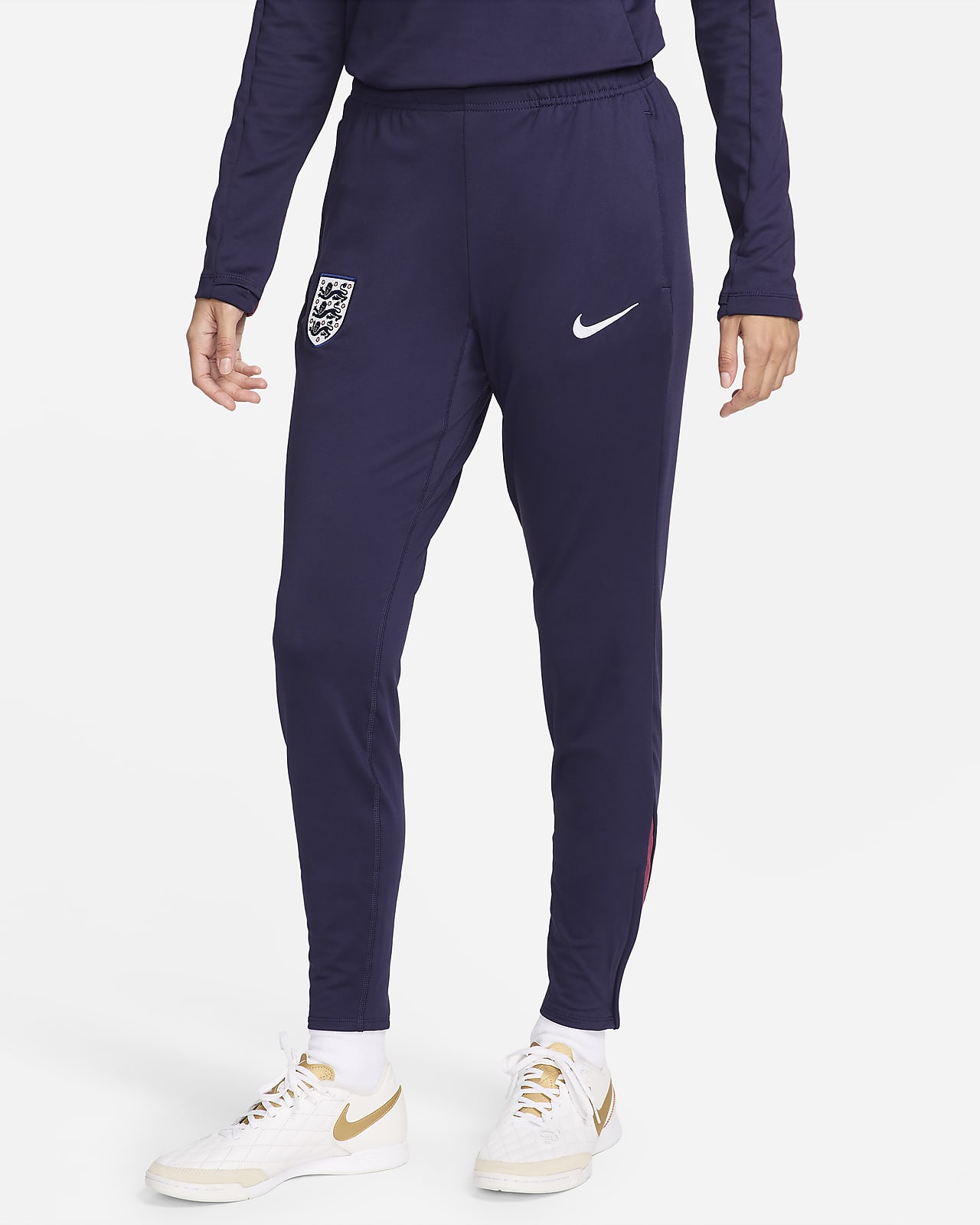 Dámské pleteninové fotbalové kalhoty Nike Dri-FIT Anglie Strike
