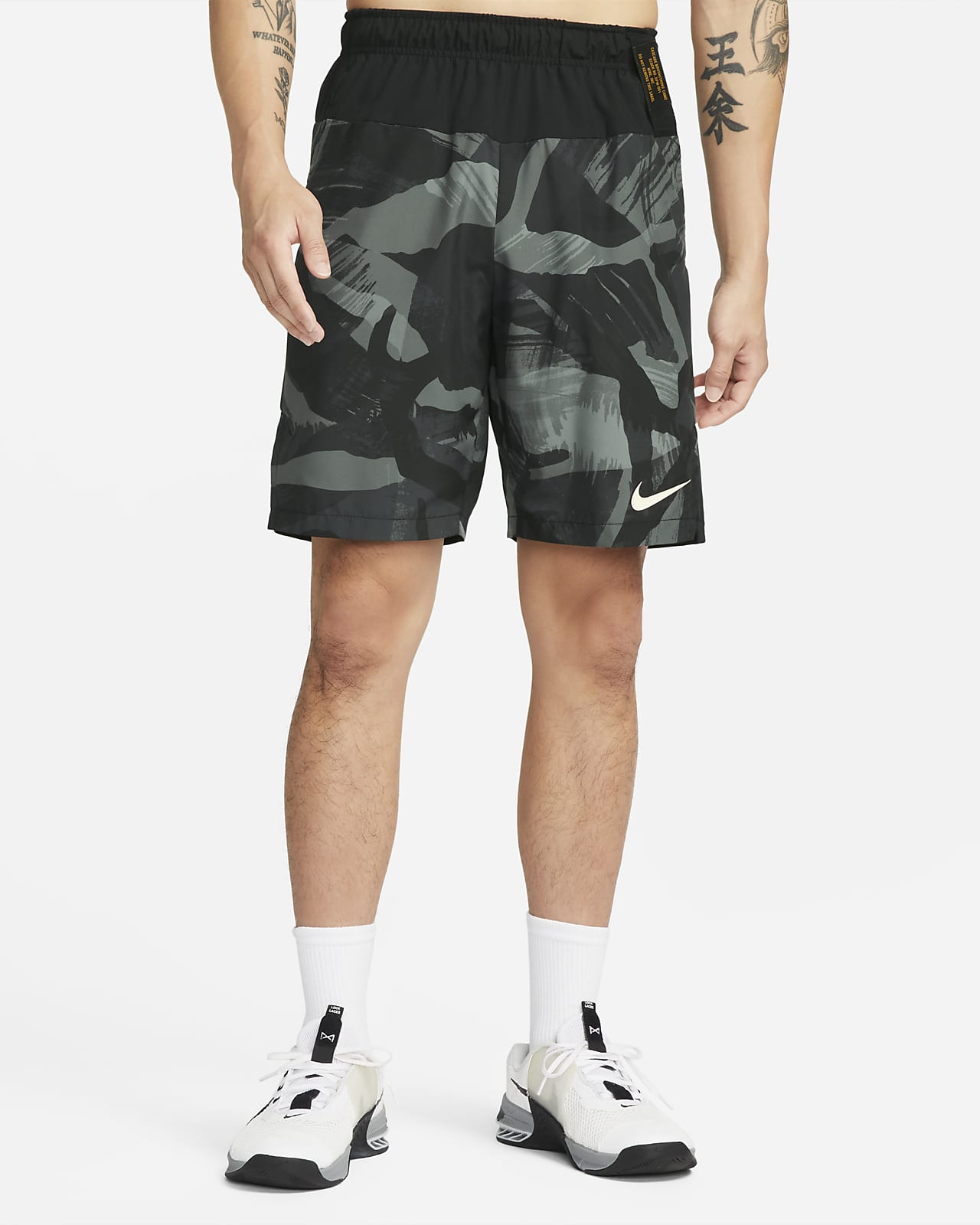 Nike Dri-FIT Flex Men's 9" (23cm approx.) Woven Camo Fitness Shorts