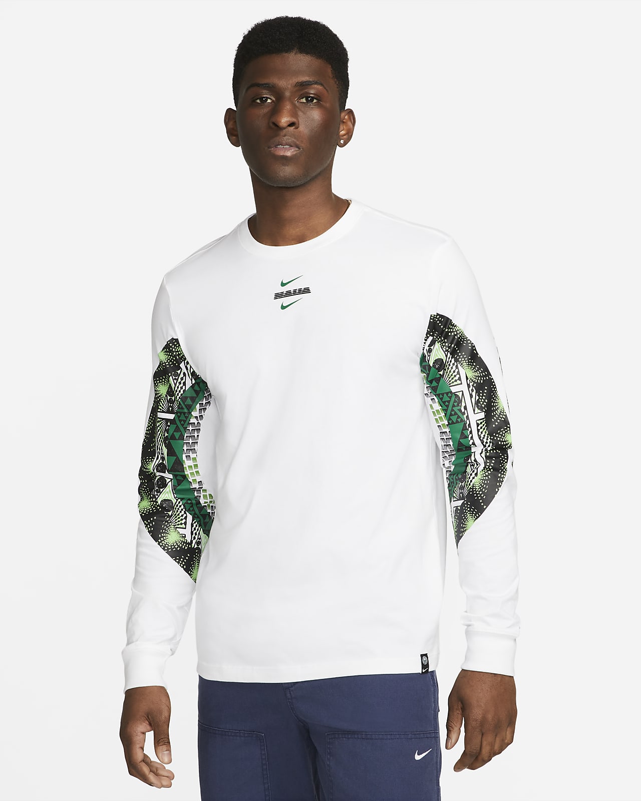 afbetalen technisch neerhalen Nigeria Men's Nike Long-Sleeve Ignite T-Shirt. Nike.com