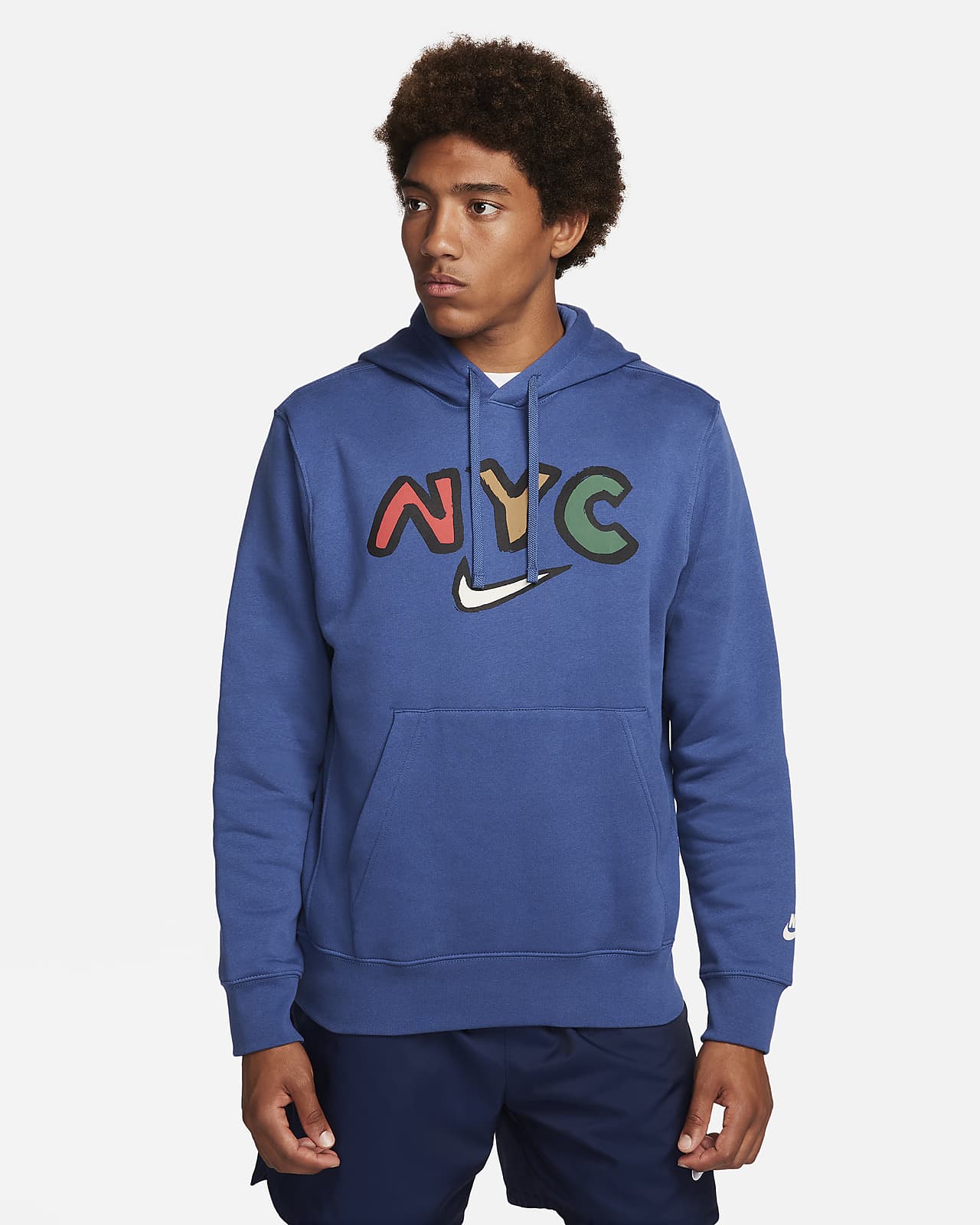 Nike Men's Sportswear Club Pullover Hoodie, Fleece Sweatshirt for Men with  Paneled Hood : NIKE: : Clothing, Shoes & Accessories