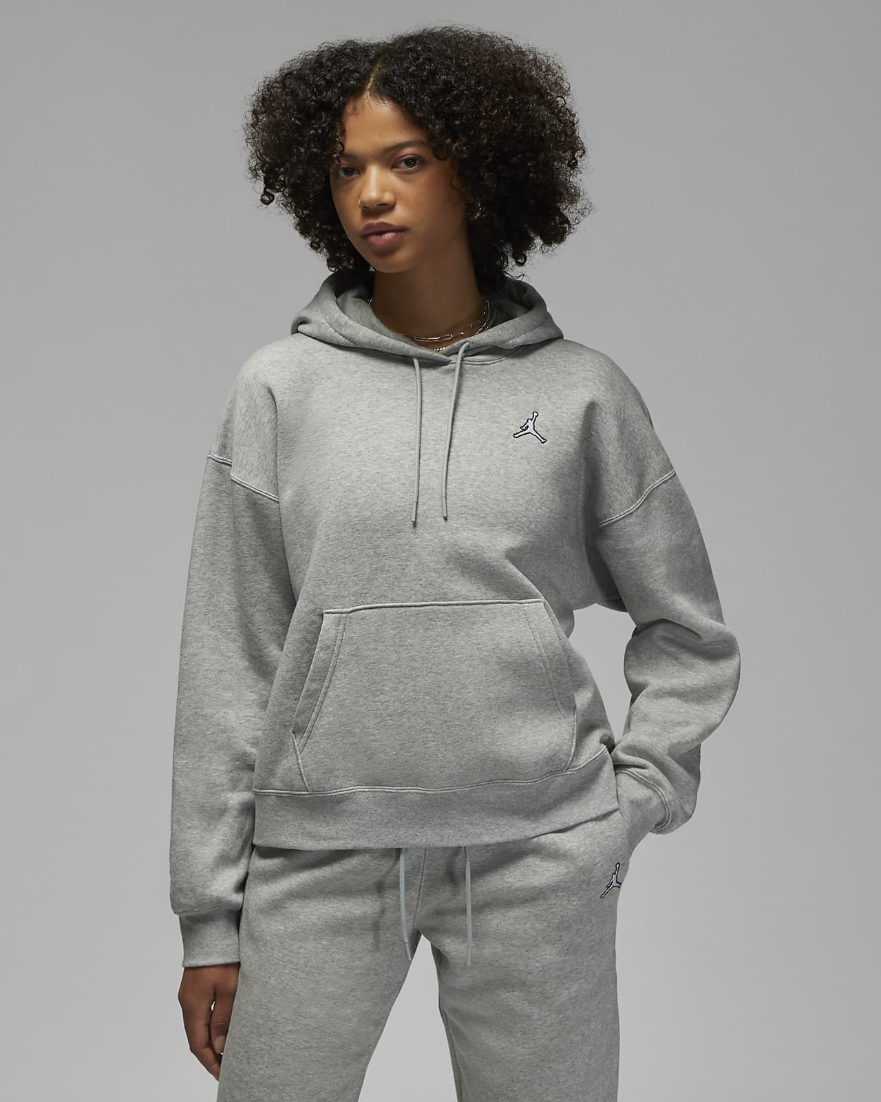 Jordan Brooklyn Fleecehoodie voor dames. Nike NL