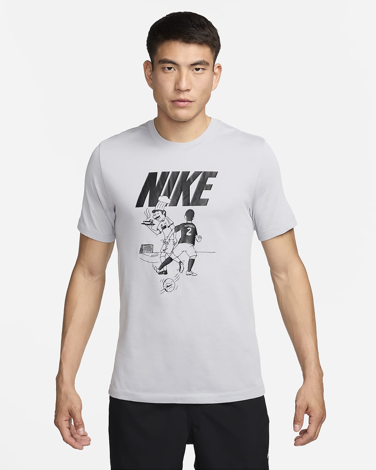 Playera 2025 nike gris