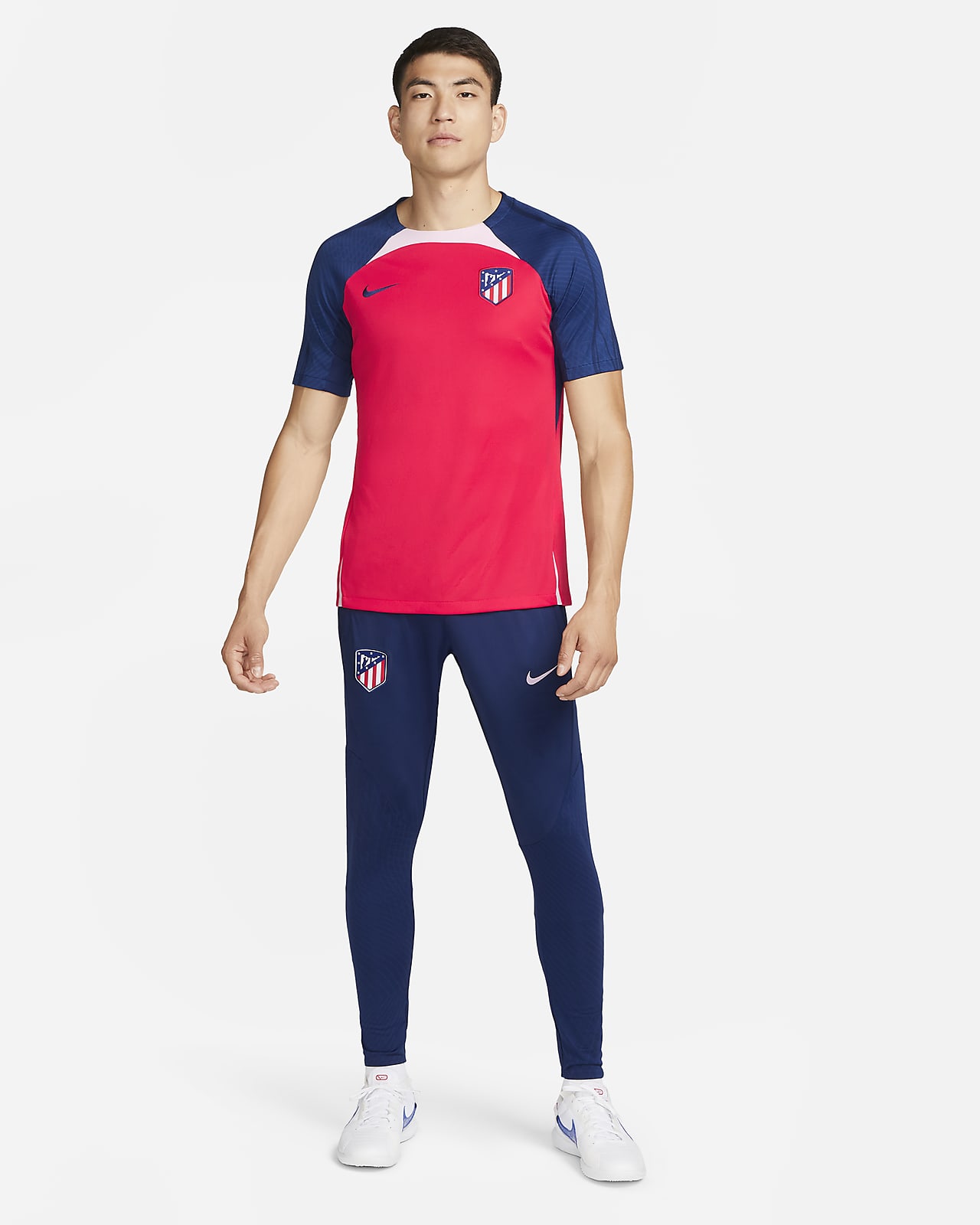Atlético Madrid Strike Camiseta de fútbol de tejido Knit Nike Dri-FIT -  Hombre. Nike ES