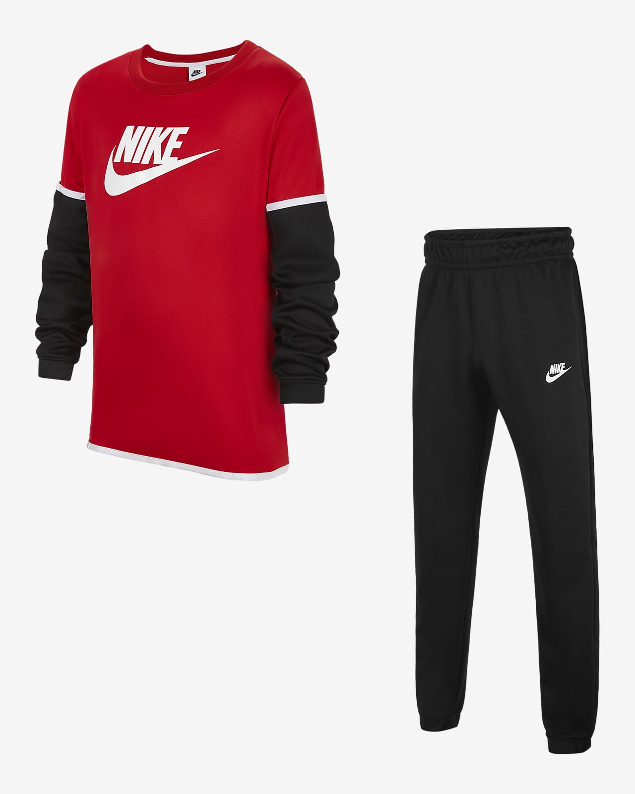 Nike Sportswear poly-tracksuit til større børn