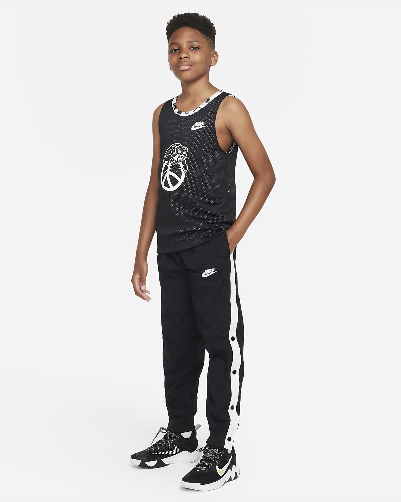 Nike Culture of Basketball Big Kids Boys Tearaway Pants Nikecom