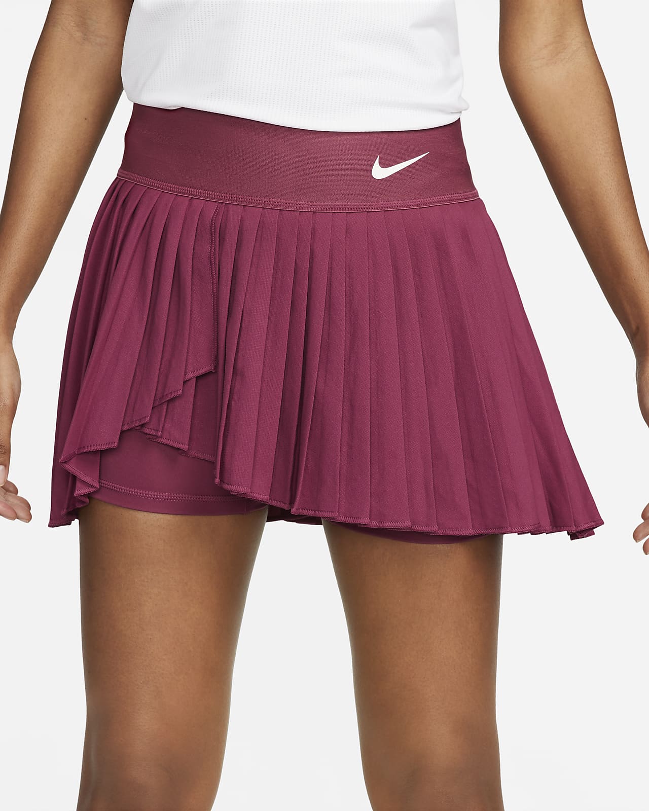 nike tennisrock weiß falten