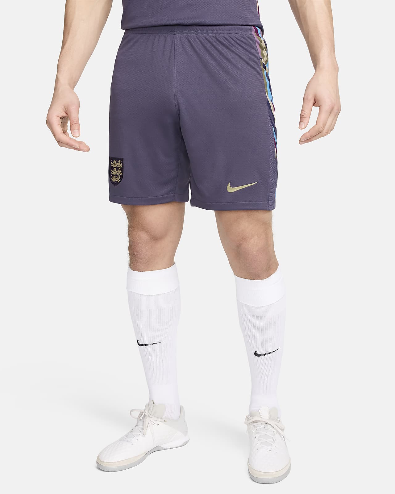 Calções de futebol de réplica Nike Dri-FIT do equipamento alternativo Stadium Inglaterra 2024 para homem