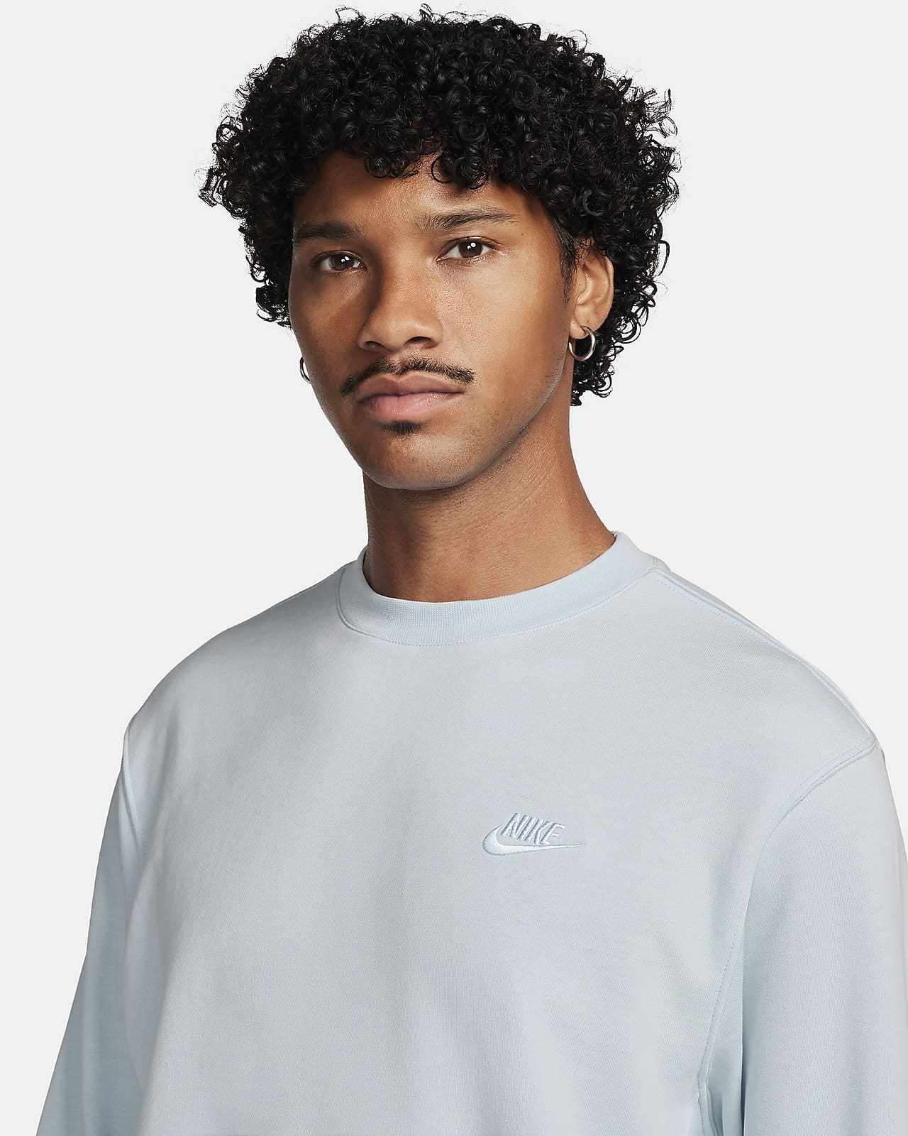 Nike Sportswear Club Fleece Men's Crew-neck Sweatshirt. Nike LU