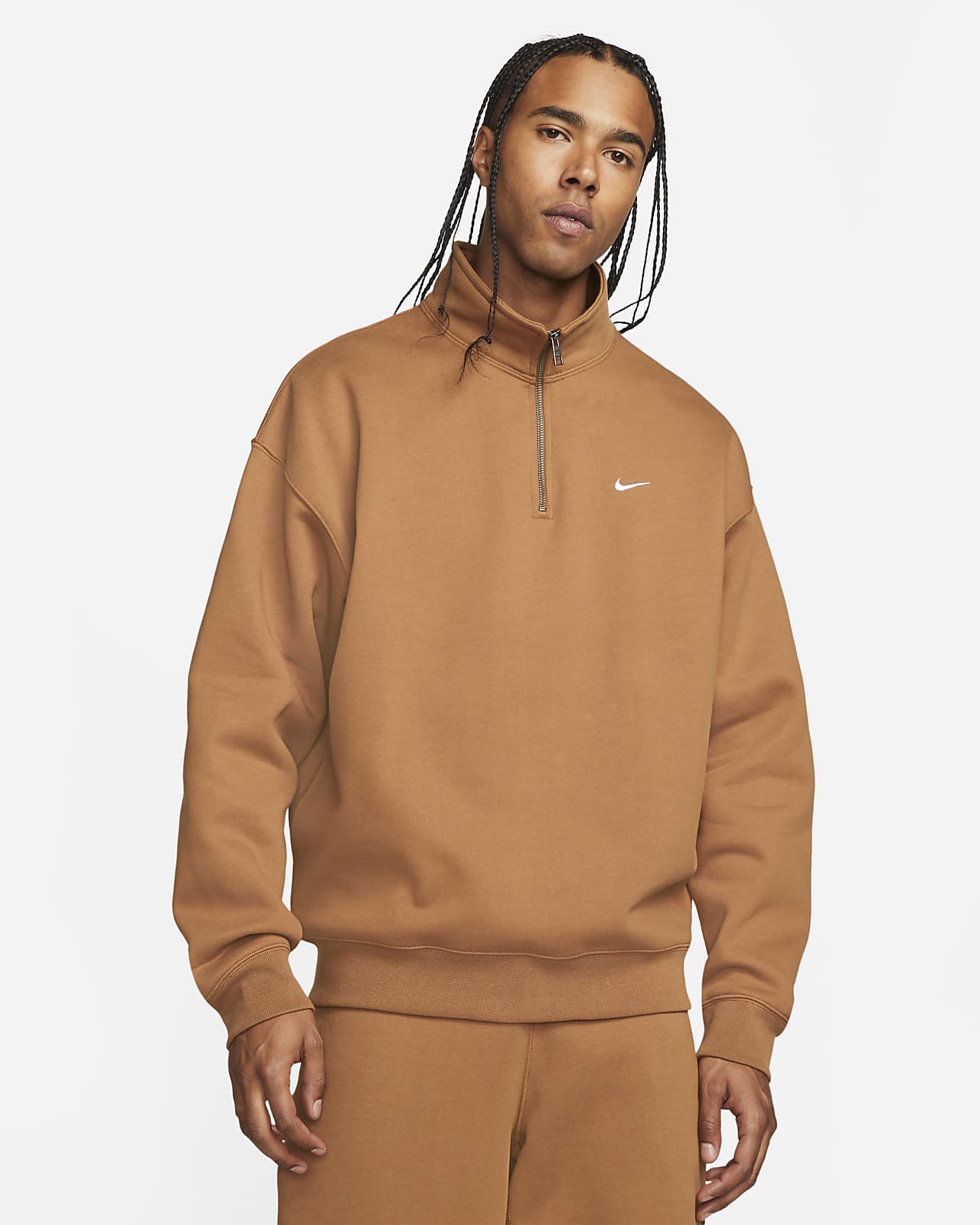 Nike Solo Swoosh Men's 1/4Zip Top. Nike SI