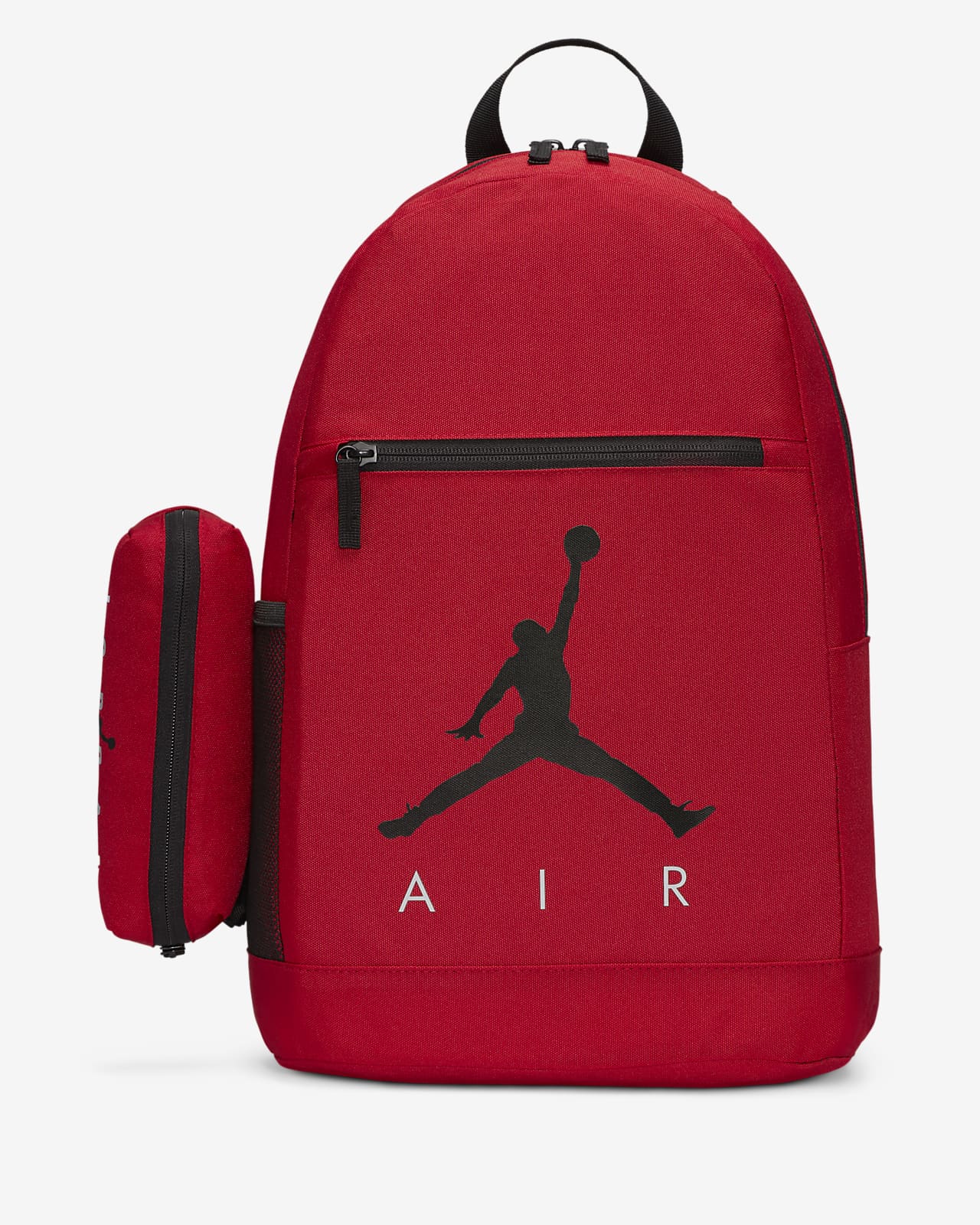 jordan backpack black and red