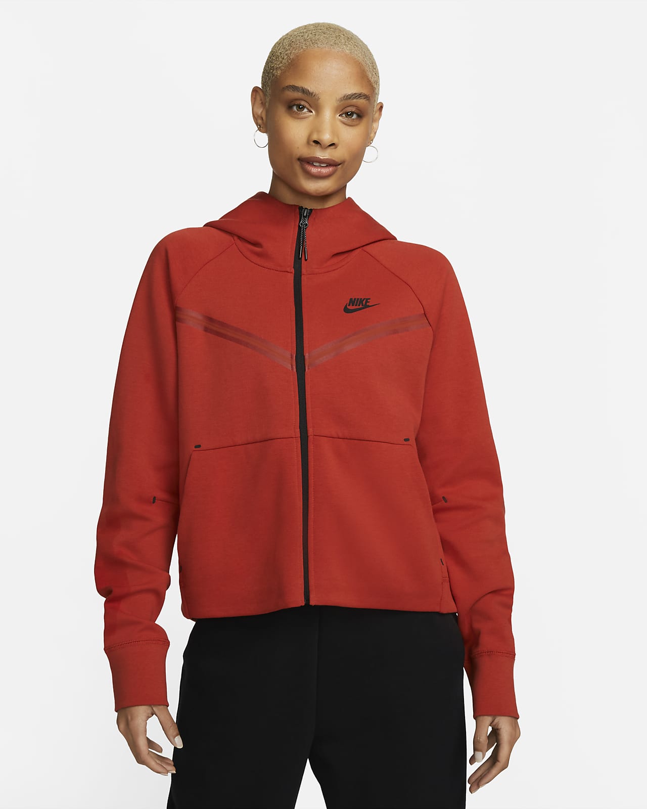 nike jacket women red