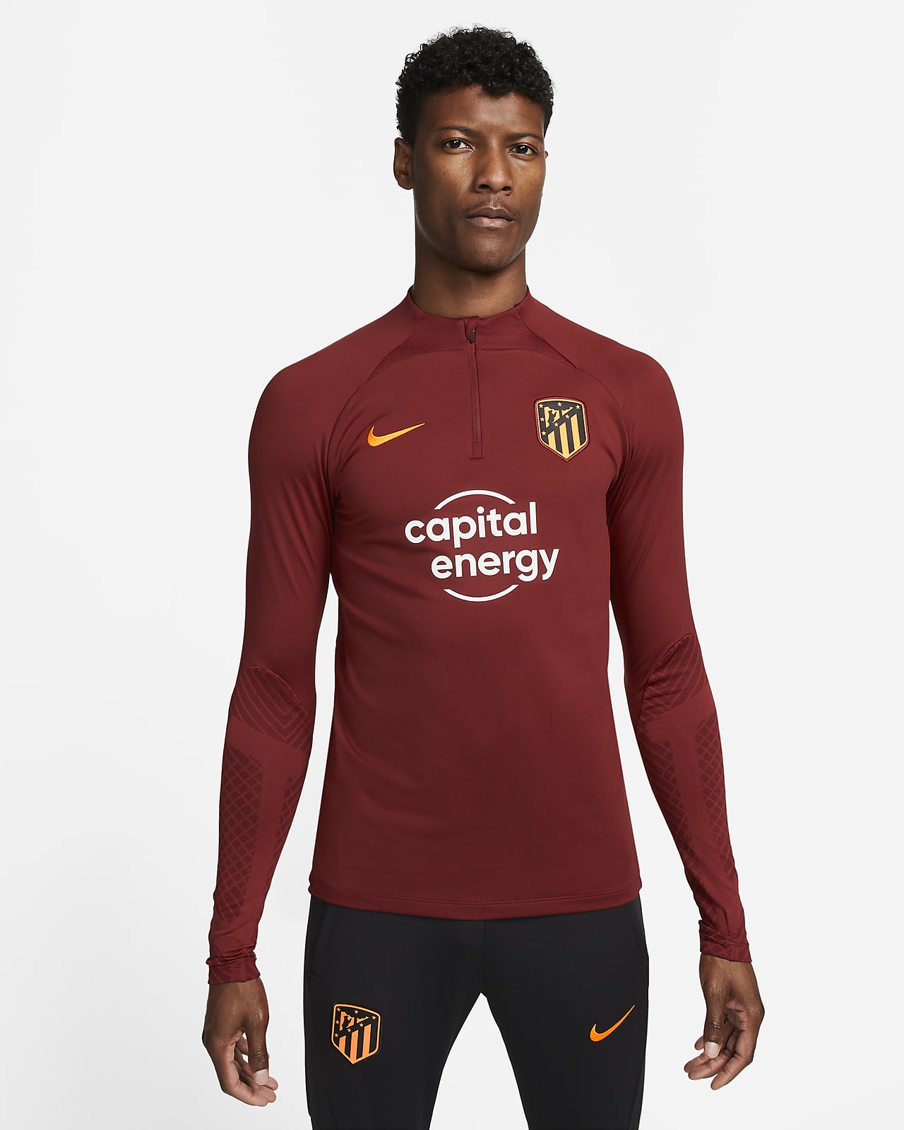 préstamo Rudyard Kipling trimestre Strike Atlético Madrid Camiseta de fútbol de entrenamiento de tejido Knit  Nike Dri-FIT - Niño/a. Nike ES