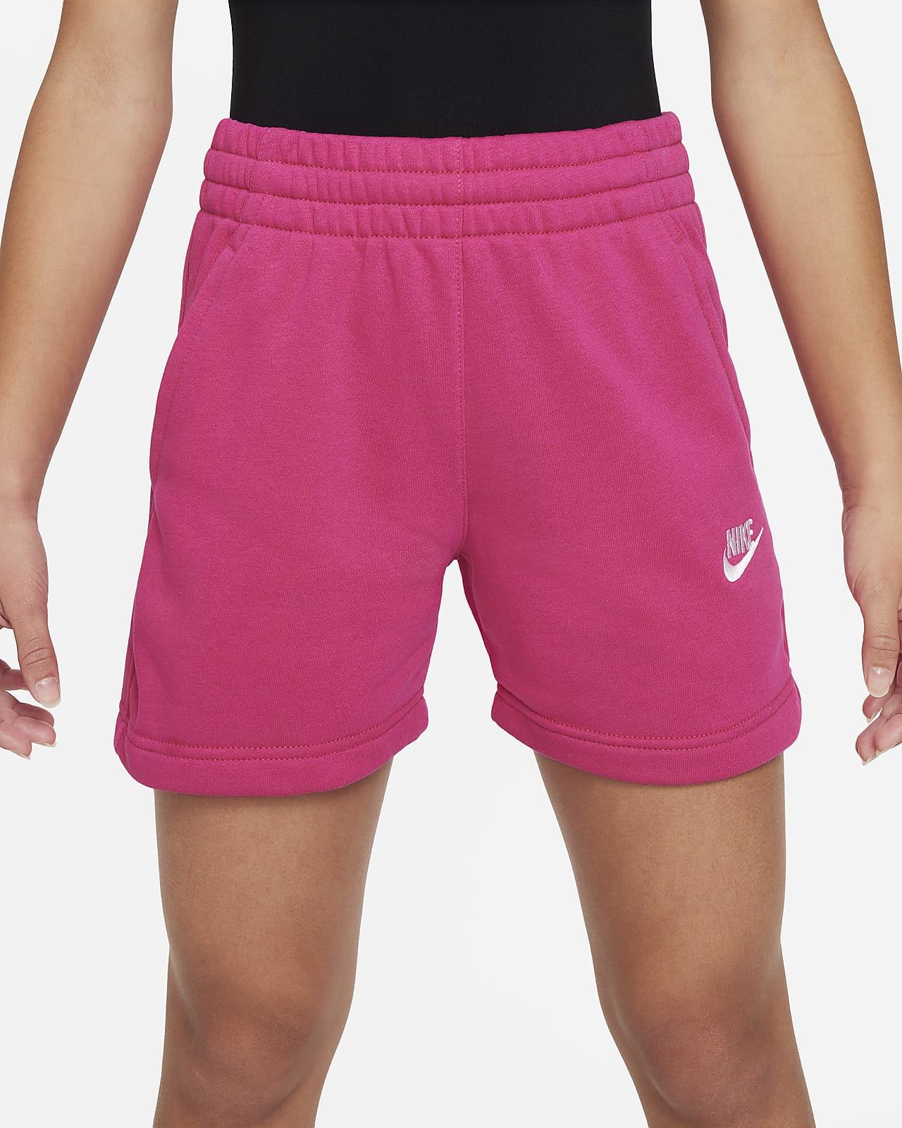 Nike Sportswear Club Fleece Older Kids' (Girls') 13cm (approx.) French  Terry Shorts. Nike PH