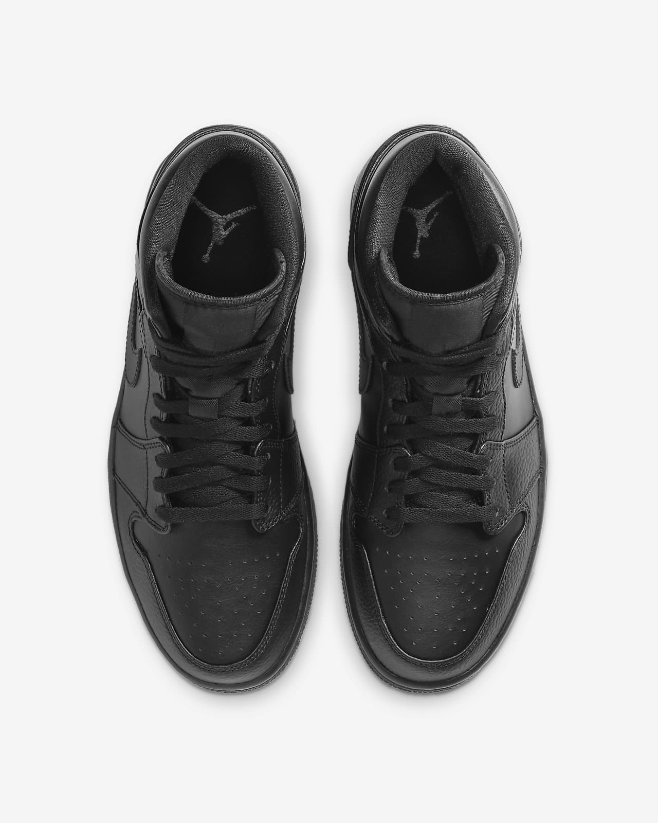 black jordan 1 mid