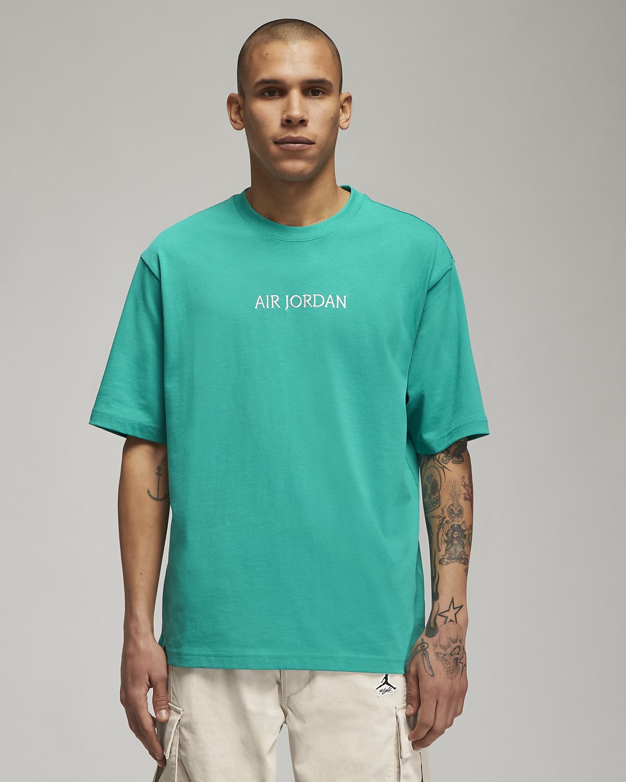 Playera para Básquetbol Jordan Air Wordmark de Hombre | Innovasport