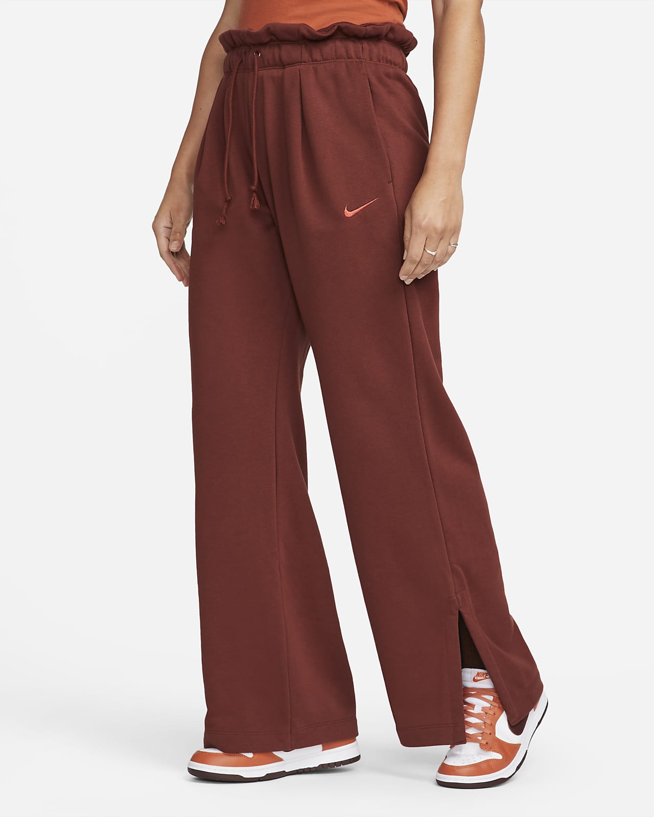 Havideto Gevoerde joggingbroek voor dames, winter, warme fleecebroek, verdikte thermische broek, hoge taille, winterbroek, sweatbroek met zakken, verstelbaar trekkoord, groen, L