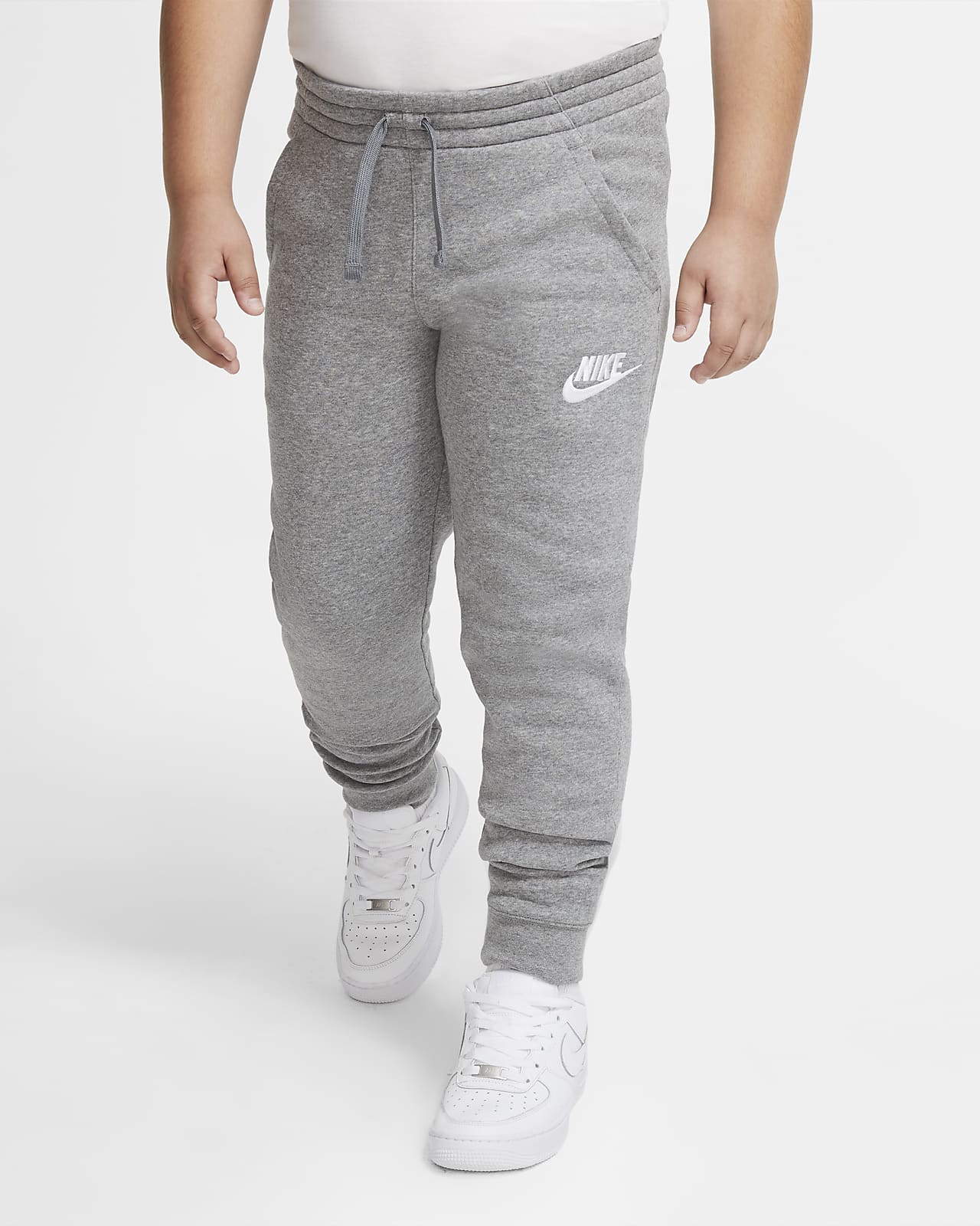 Běžecké kalhoty Nike Sportswear Club Fleece pro větší děti (chlapce) (rozšířená velikost)