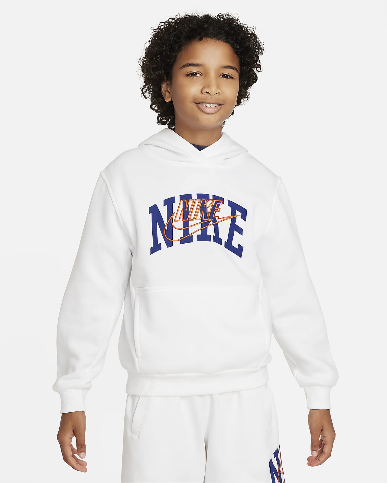 Sudadera nike blanca niño sale