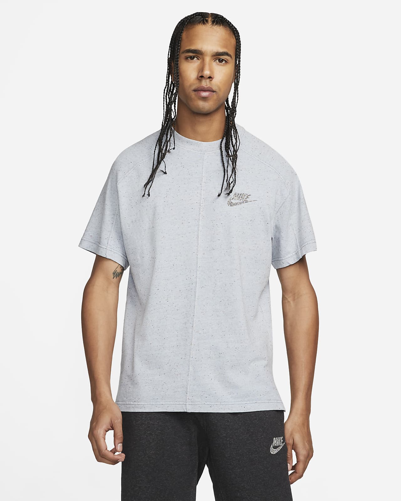 nike t shirt uomo grigio