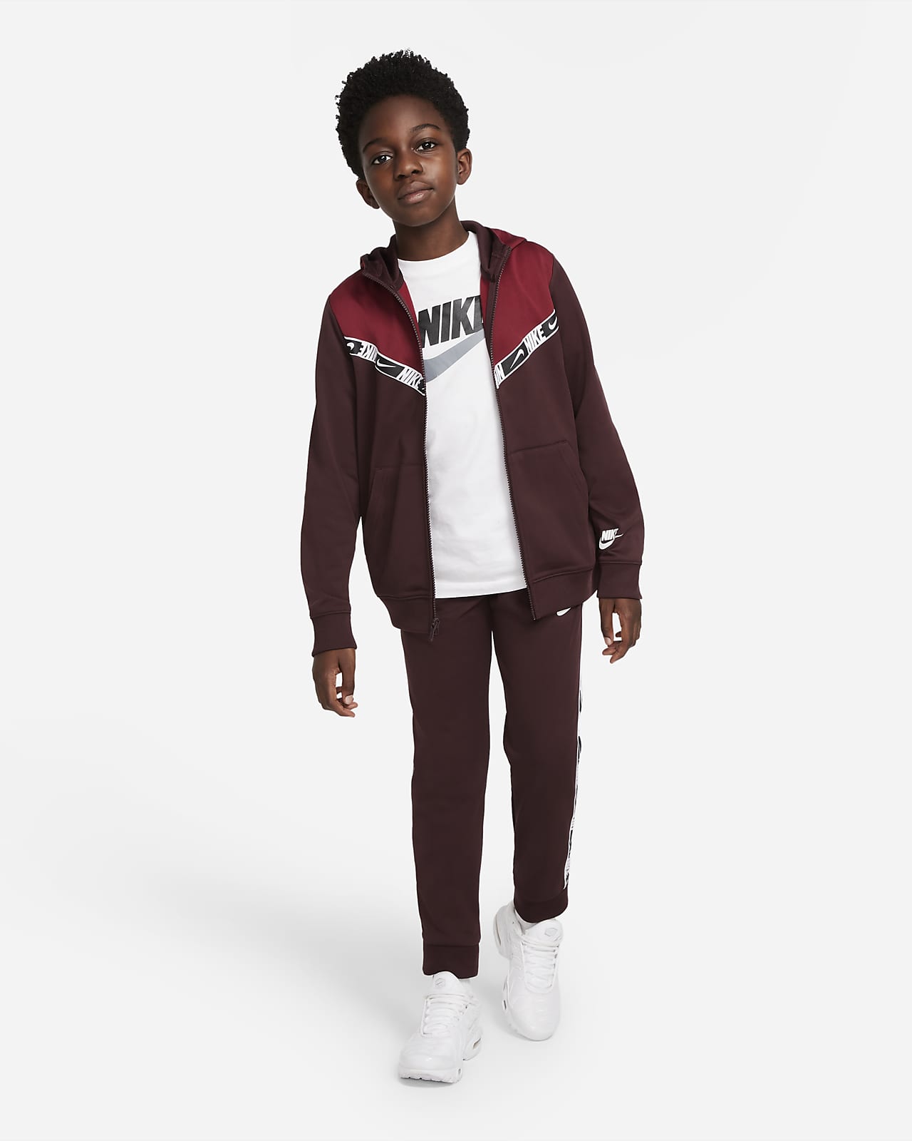 Nike Sportswear Sudadera con capucha con cremallera de entrenamiento -  Niño. Nike ES