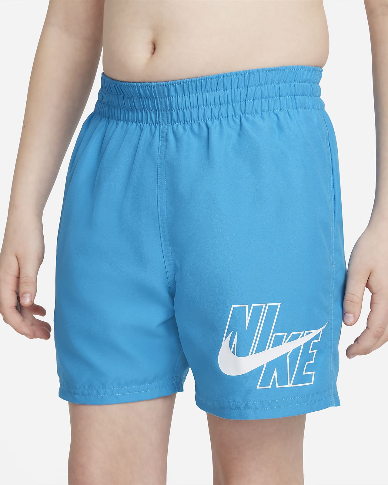 nike swimming swoosh print lap short
