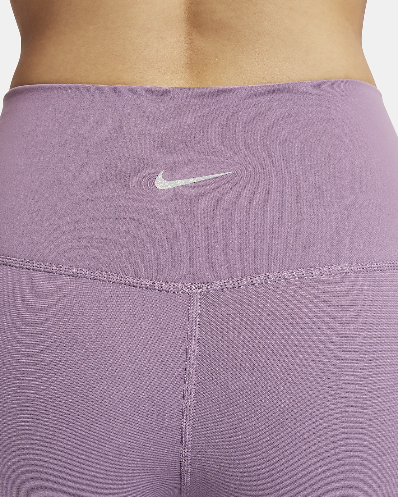 Buy Nike Women's Yoga Dri-FIT High-Rise 7/8 Leggings Purple in KSA