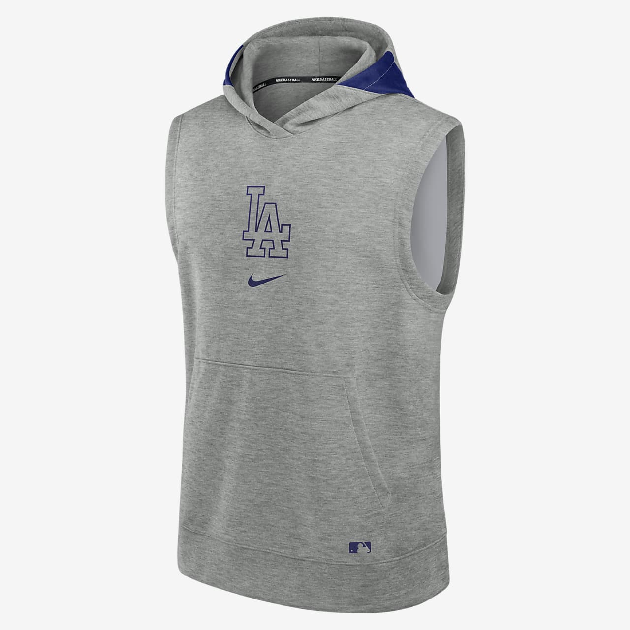Los Angeles Dodgers Authentic Collection Early Work Men’s Nike Dri-FIT MLB Sleeveless Pullover Hoodie