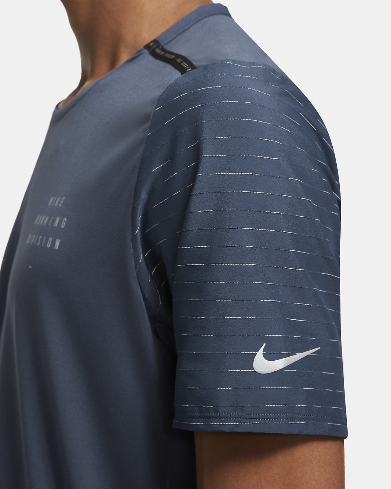 nike blue running top