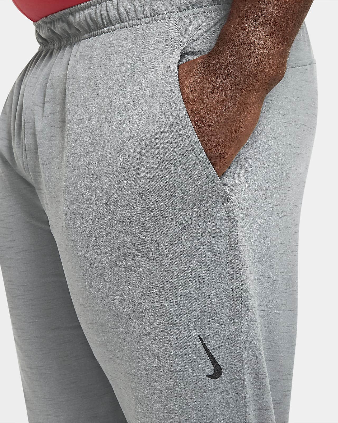 Gray Mens Nike Yoga Dri Fit T-Shirt Training Sz XL DM7825-077 Retail:  $53.00